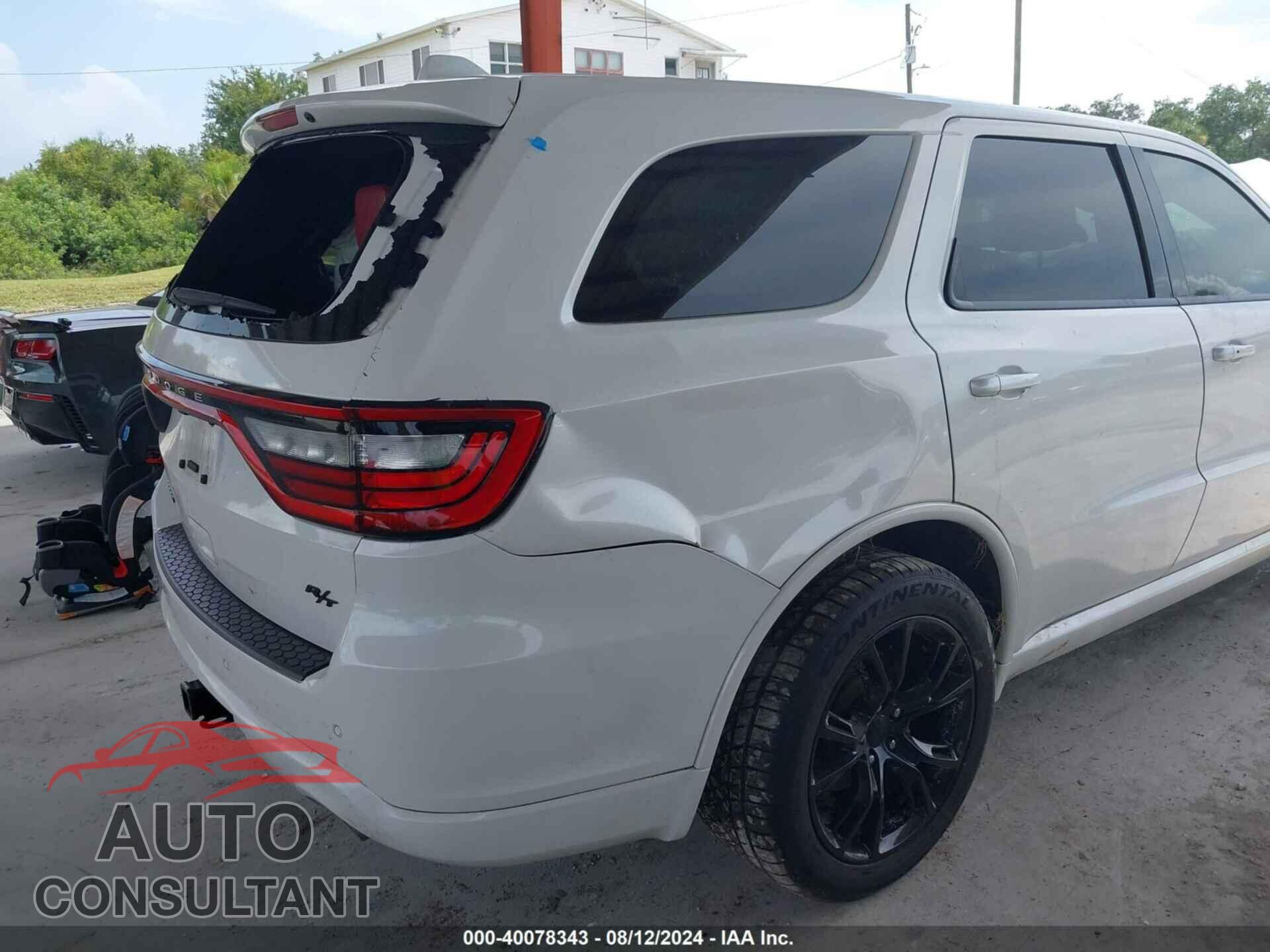 DODGE DURANGO 2018 - 1C4SDHCT8JC100509