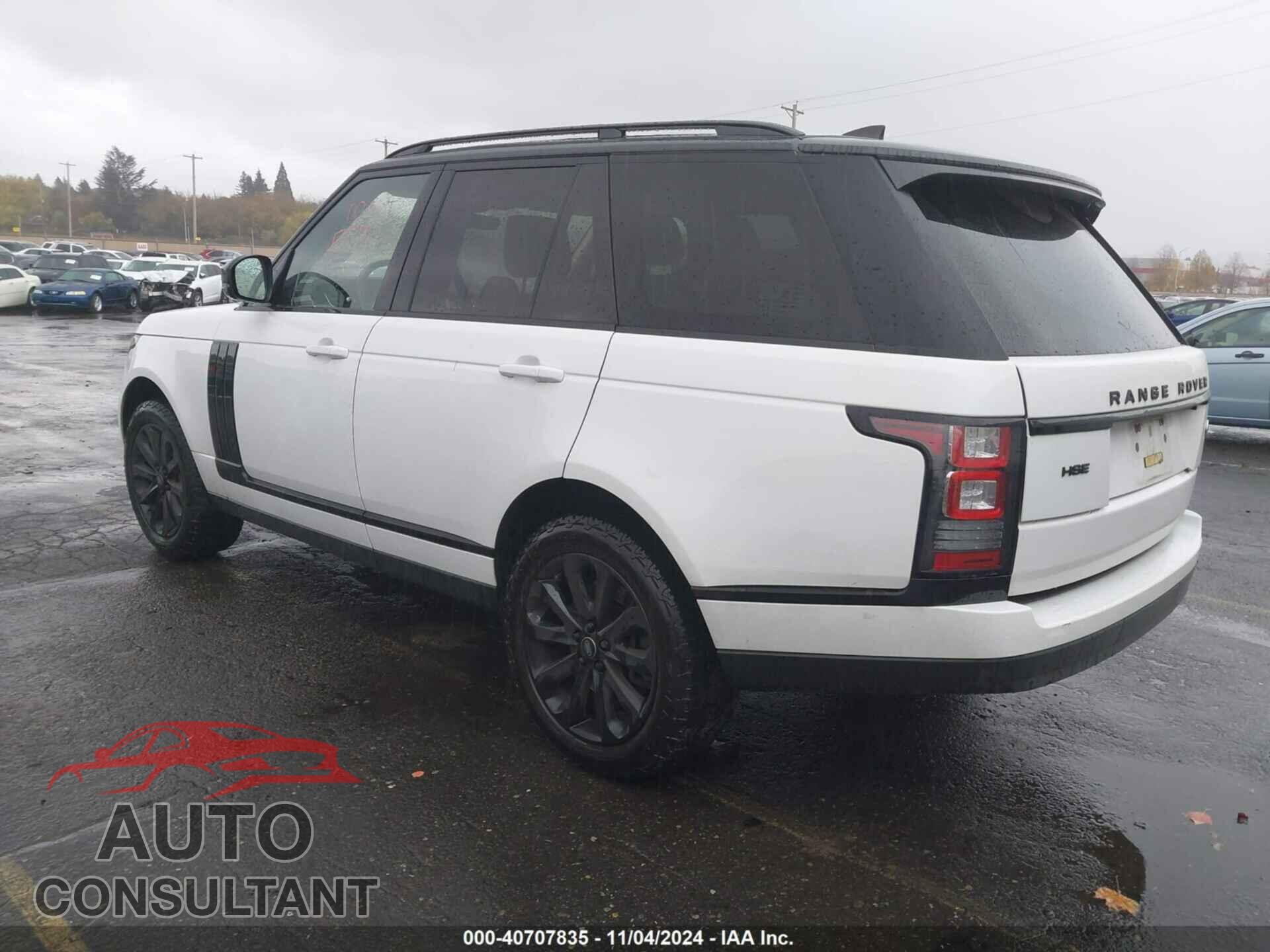 LAND ROVER RANGE ROVER 2017 - SALGS2FVXHA375089
