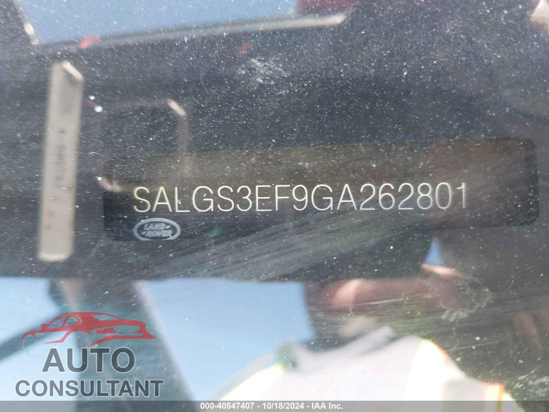 LAND ROVER RANGE ROVER 2016 - SALGS3EF9GA262801