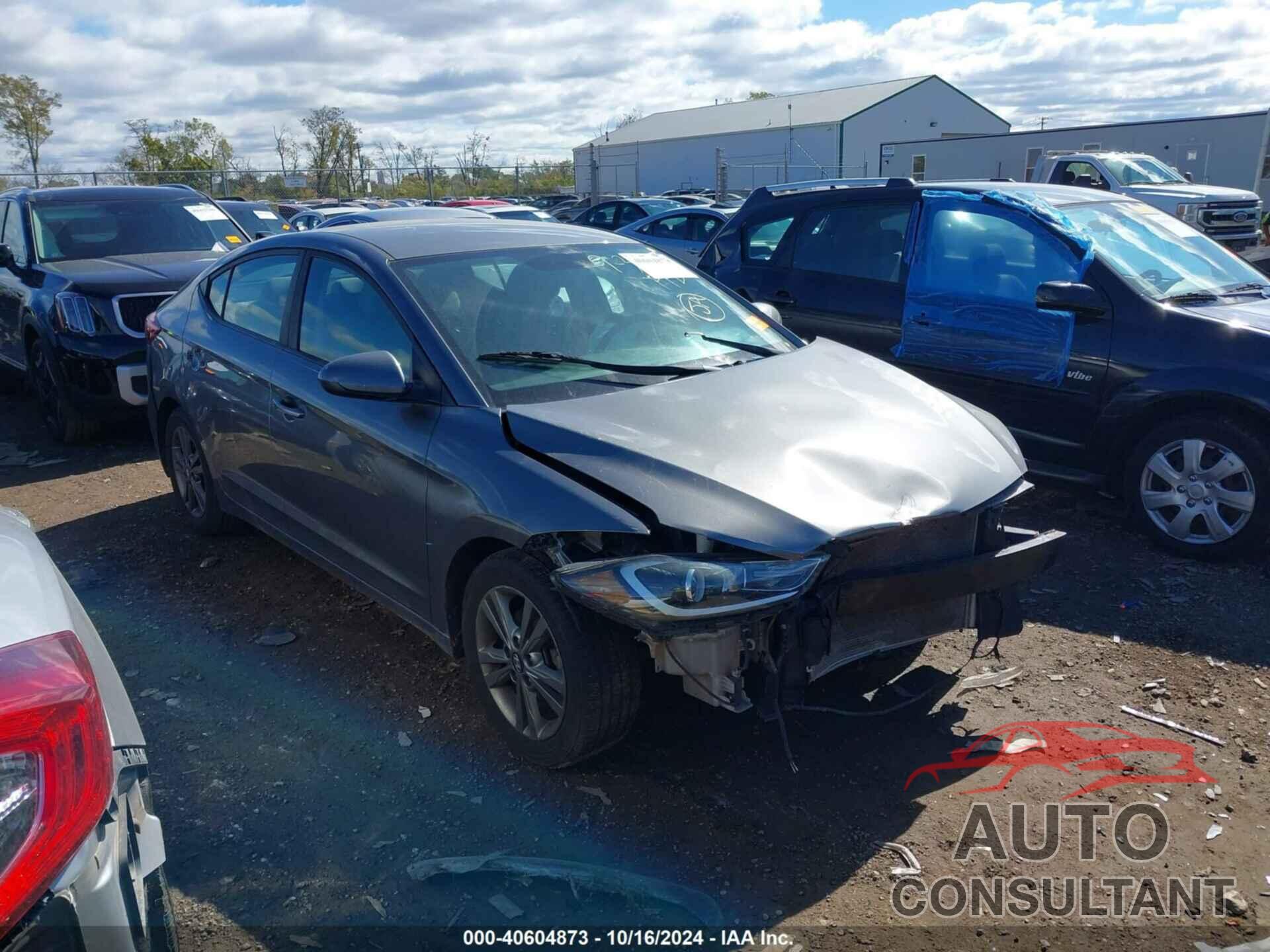 HYUNDAI ELANTRA 2018 - 5NPD84LF3JH380375