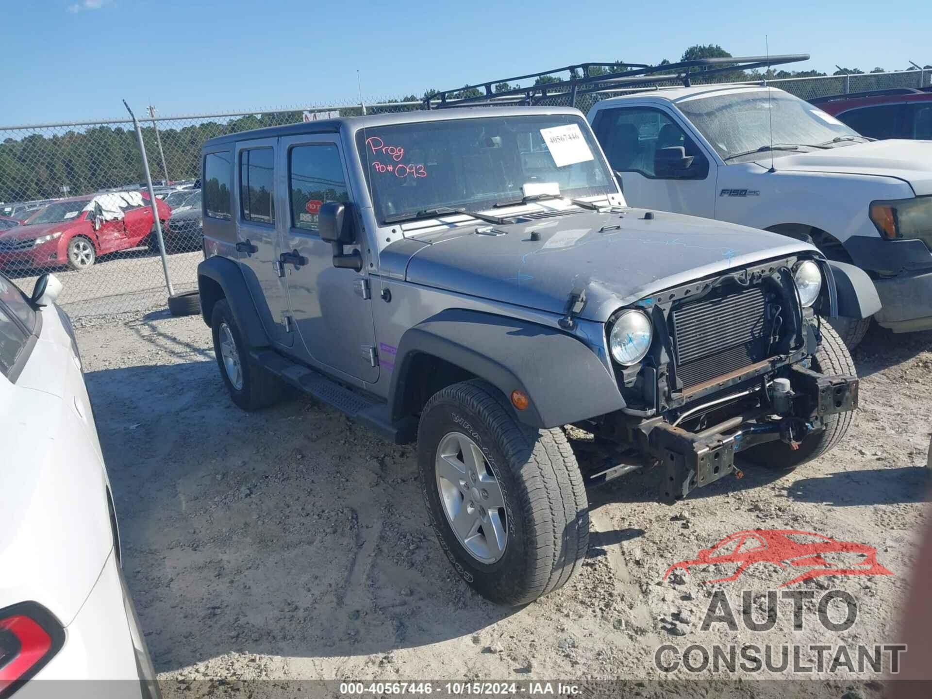 JEEP WRANGLER UNLIMITED 2014 - 1C4HJWDG6EL264033
