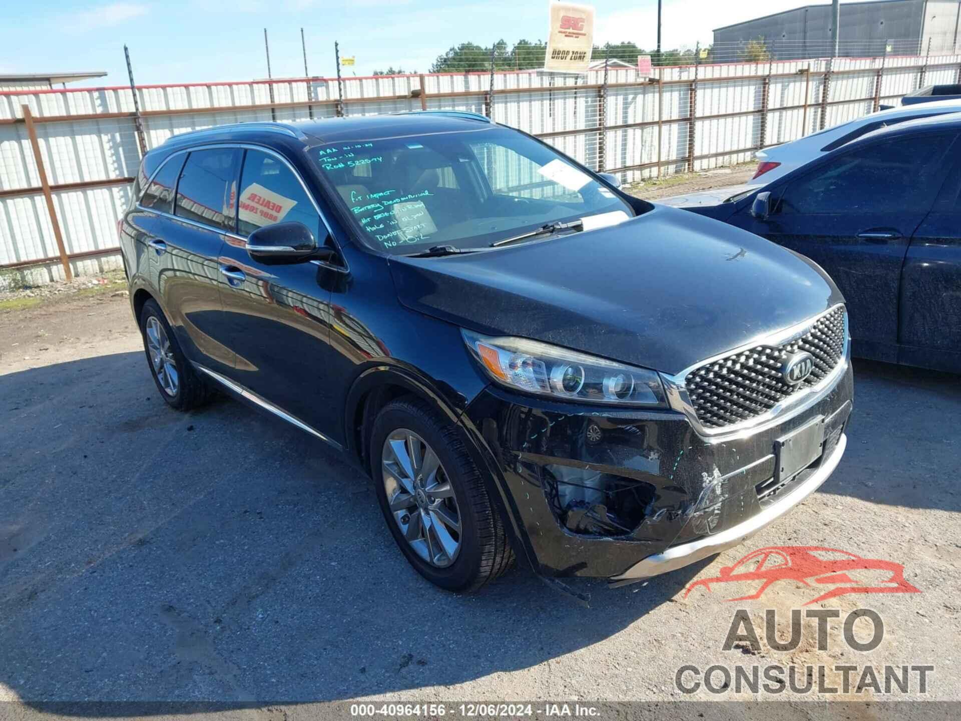 KIA SORENTO 2016 - 5XYPK4A50GG005486