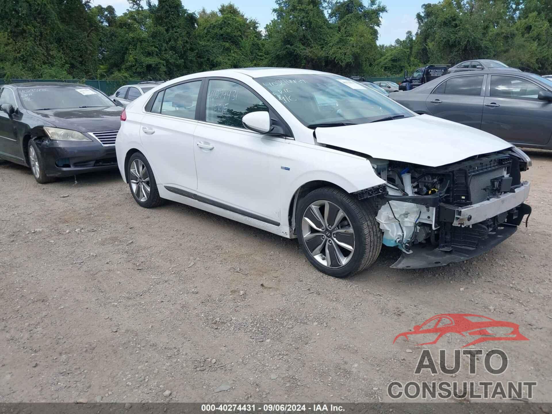 HYUNDAI IONIQ HYBRID 2019 - KMHC85LC5KU122742