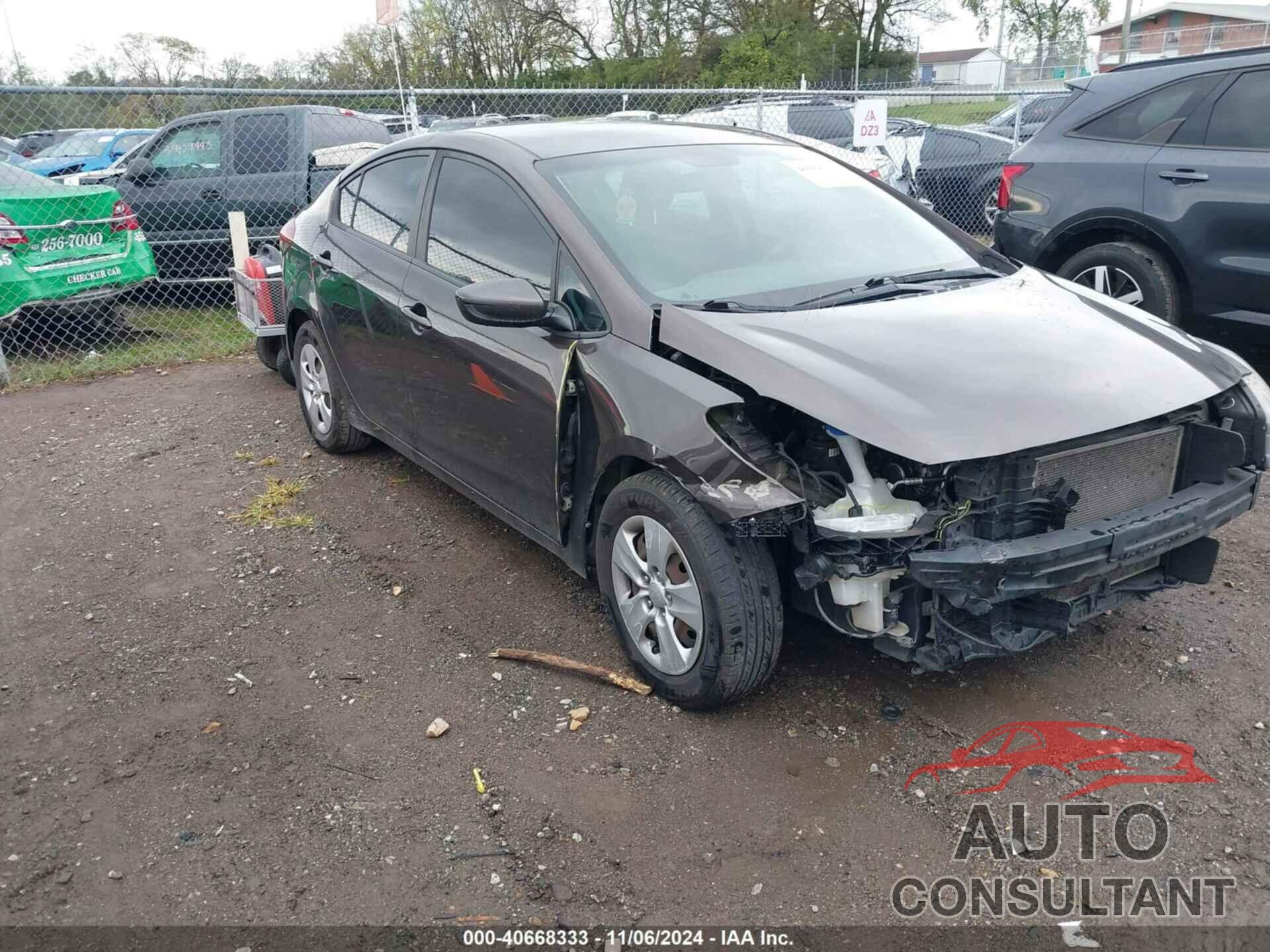 KIA FORTE 2017 - 3KPFL4A74HE098229
