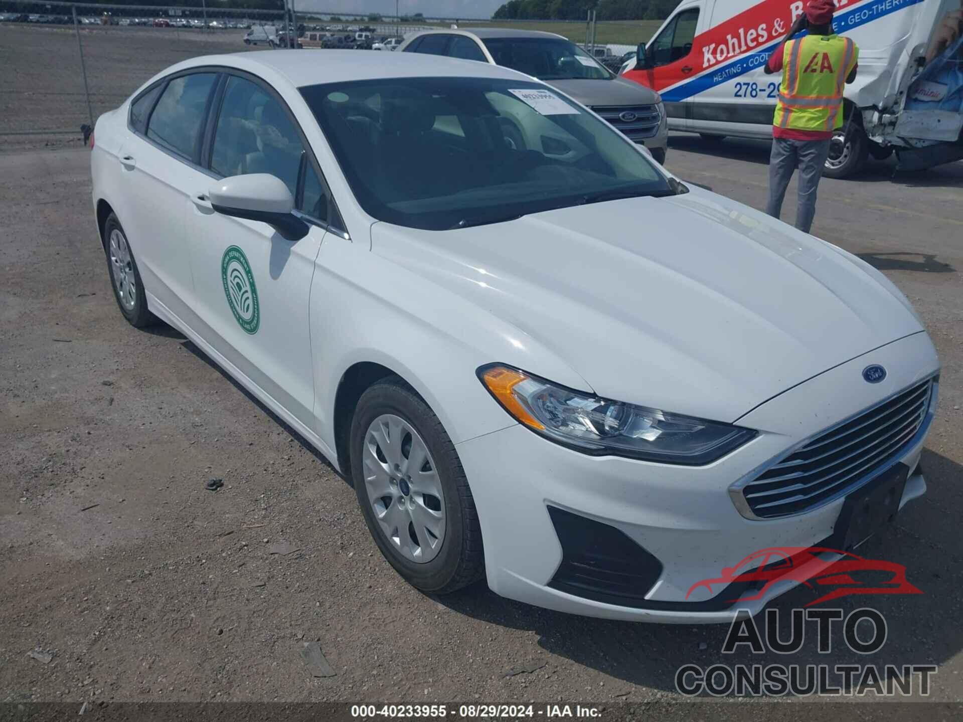 FORD FUSION 2019 - 3FA6P0G7XKR151722