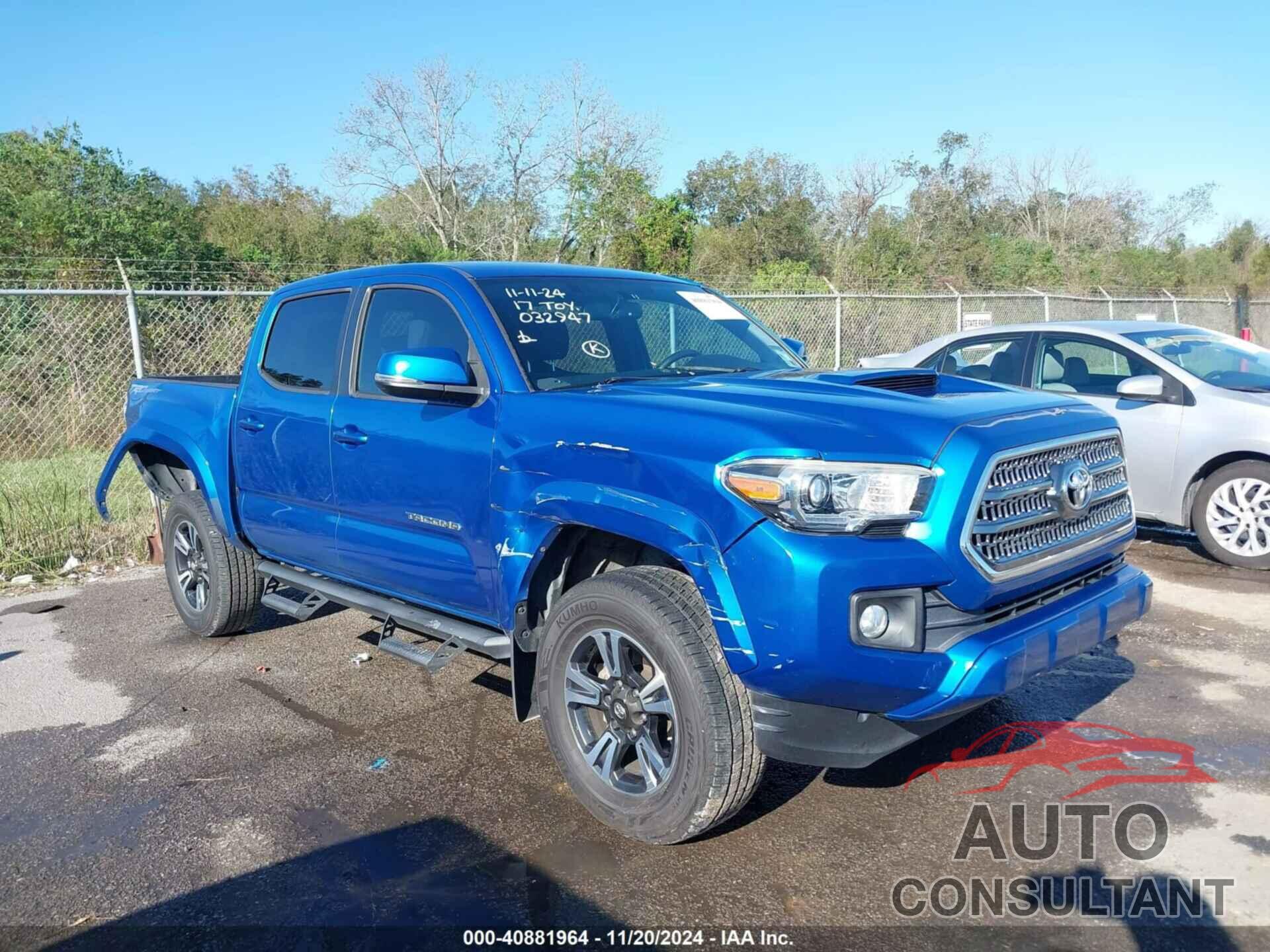 TOYOTA TACOMA 2017 - 5TFAZ5CN9HX032947
