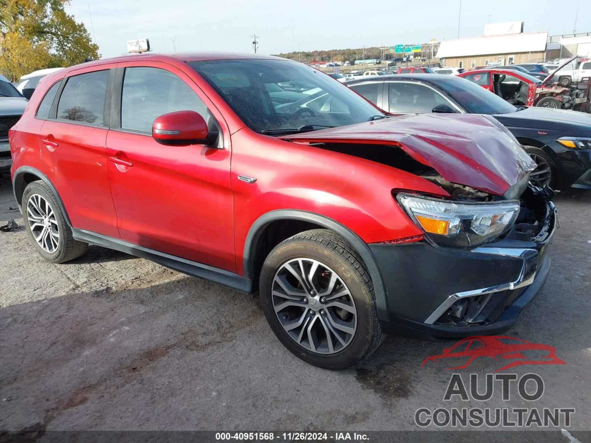 MITSUBISHI OUTLANDER SPORT 2019 - JA4AP3AU0KU018250