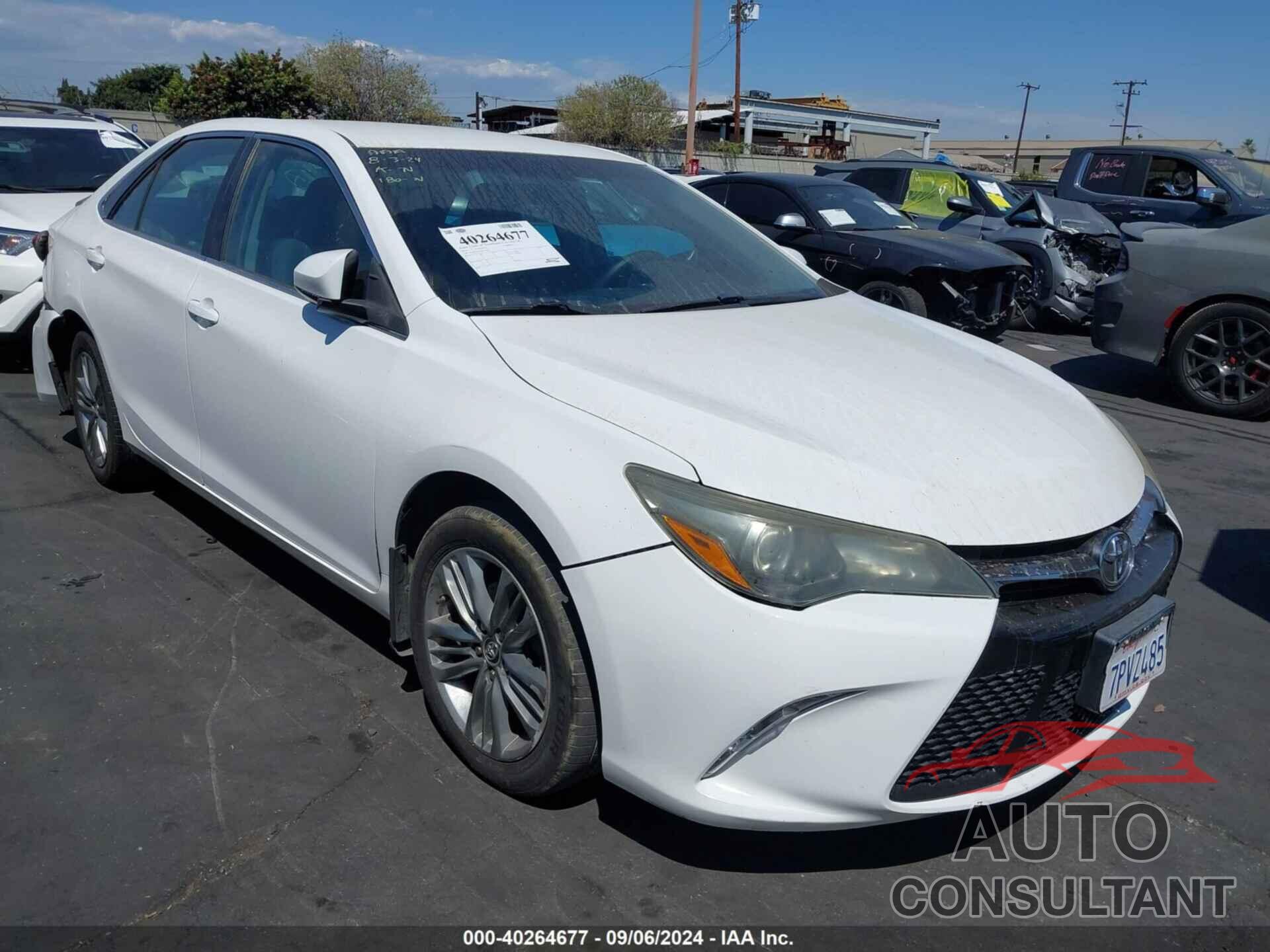 TOYOTA CAMRY 2016 - 4T1BF1FK3GU151421