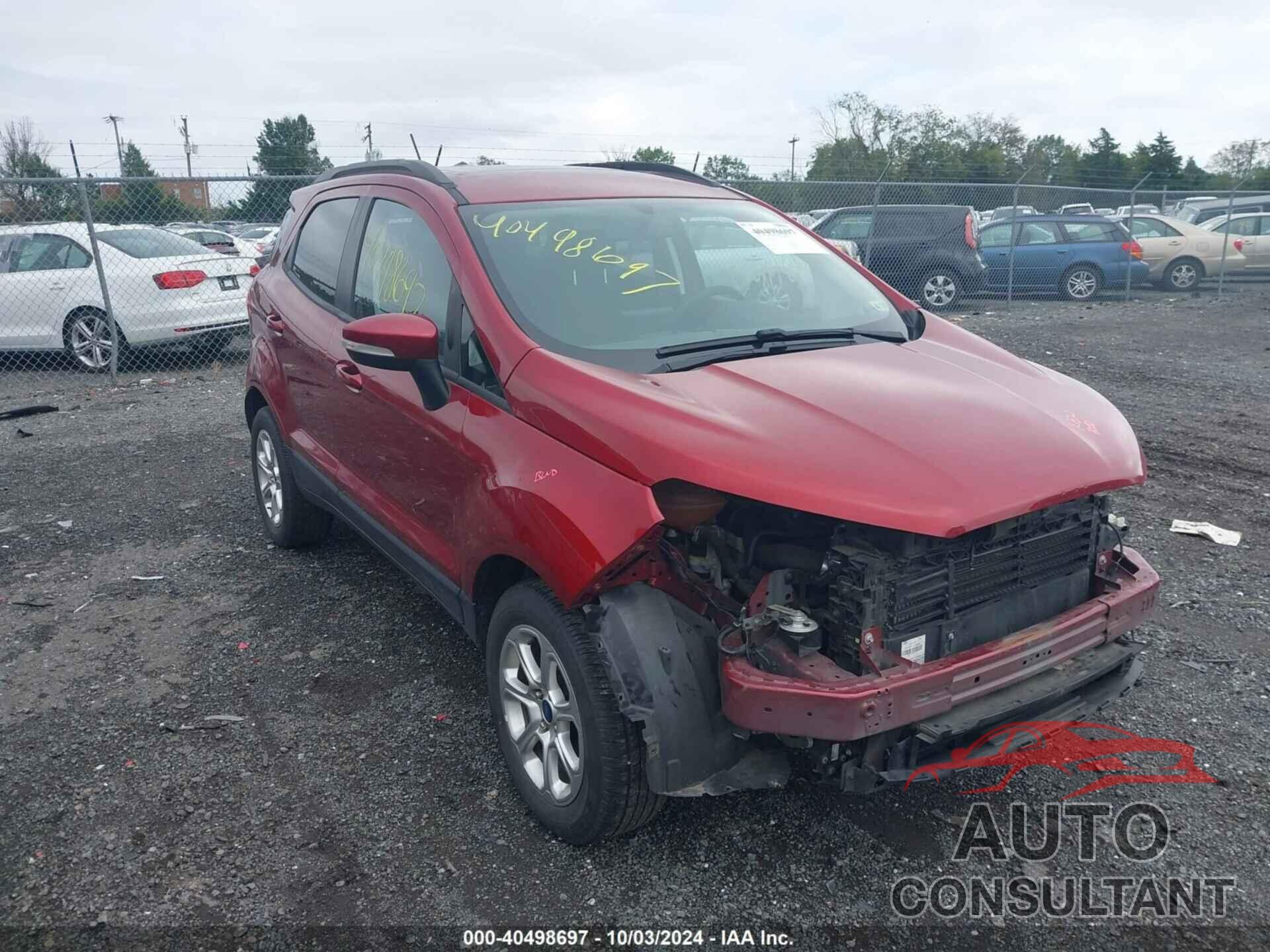 FORD ECOSPORT 2021 - MAJ3S2GE8MC440899