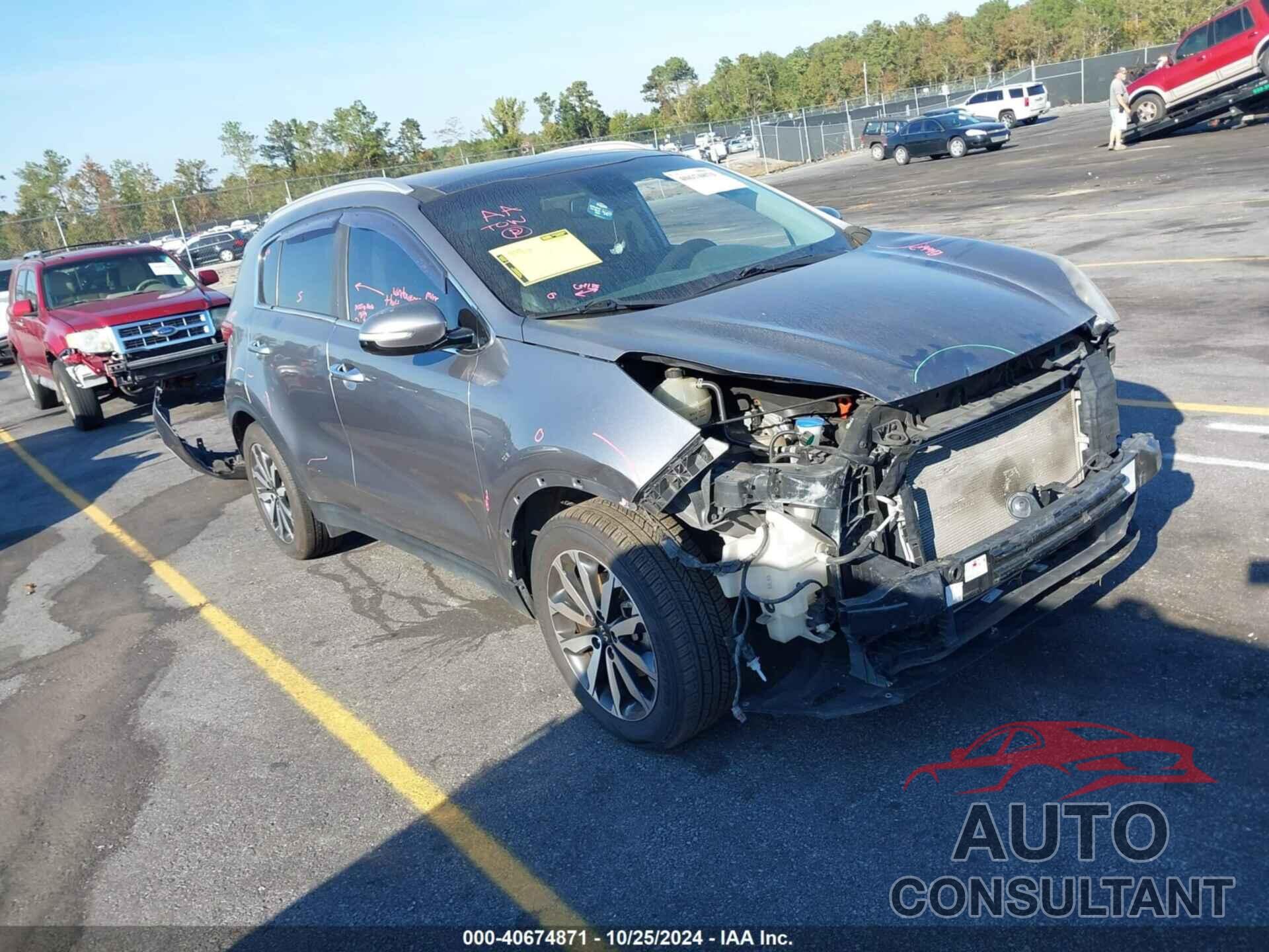 KIA SPORTAGE 2017 - KNDPN3AC4H7116802