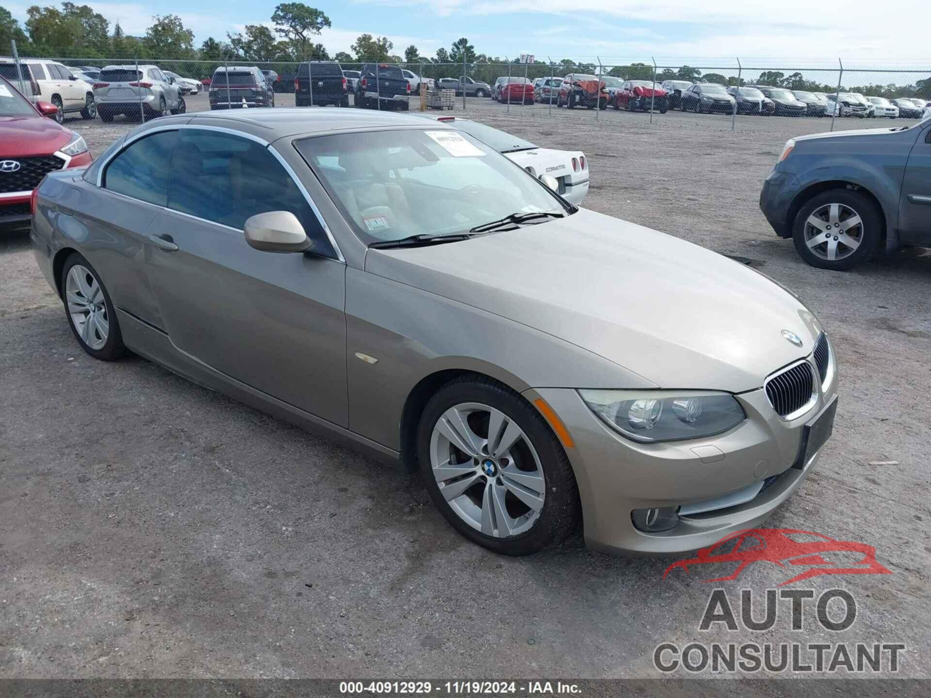 BMW 328I 2011 - WBADW7C54BE542642