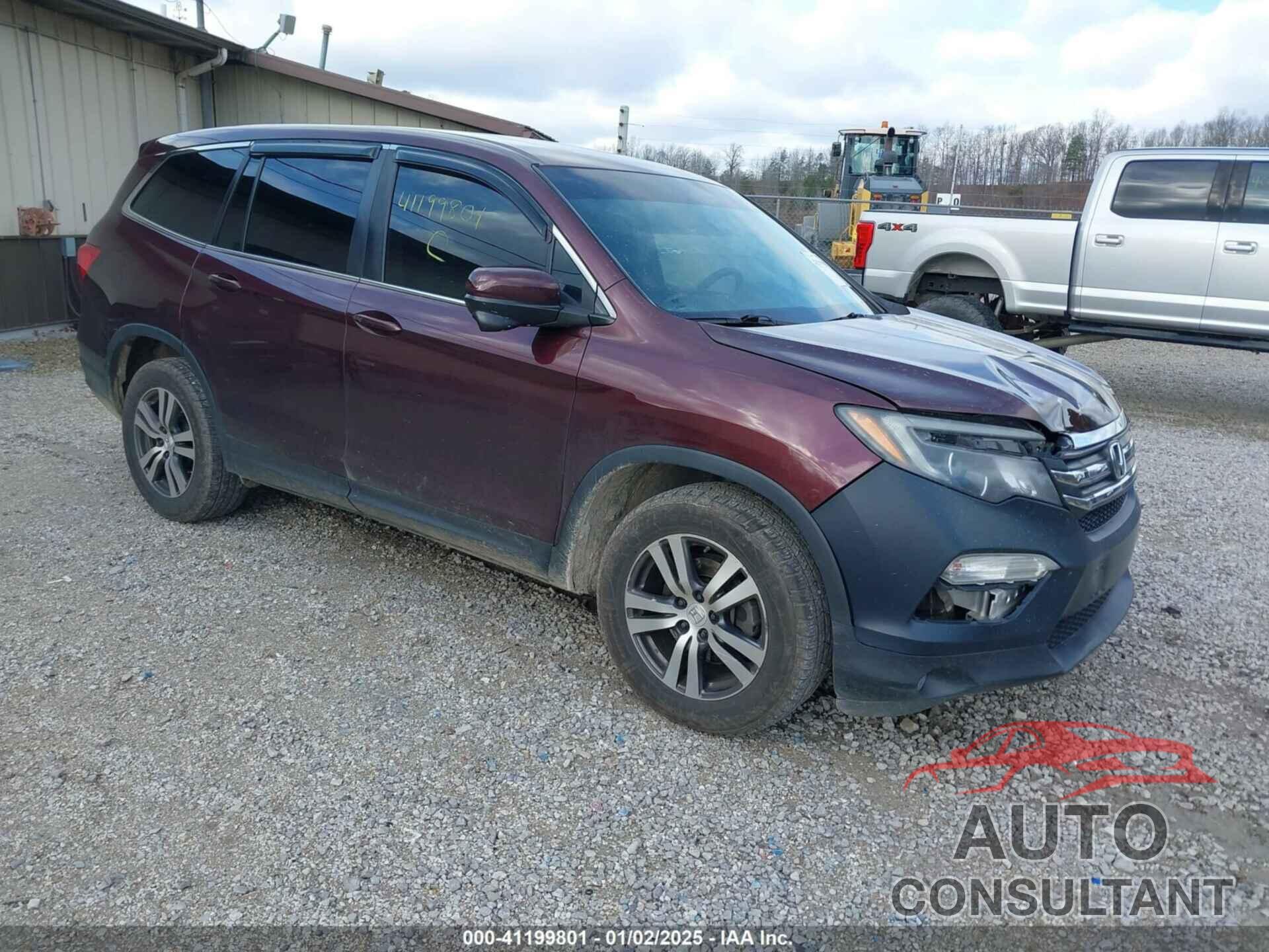 HONDA PILOT 2017 - 5FNYF6H72HB011066