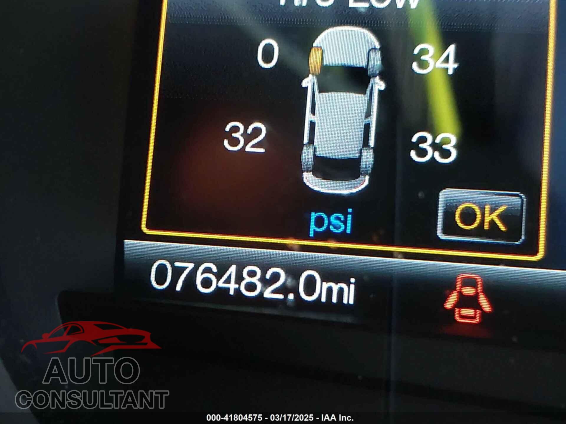 FORD EDGE 2017 - 2FMPK4J91HBC53802