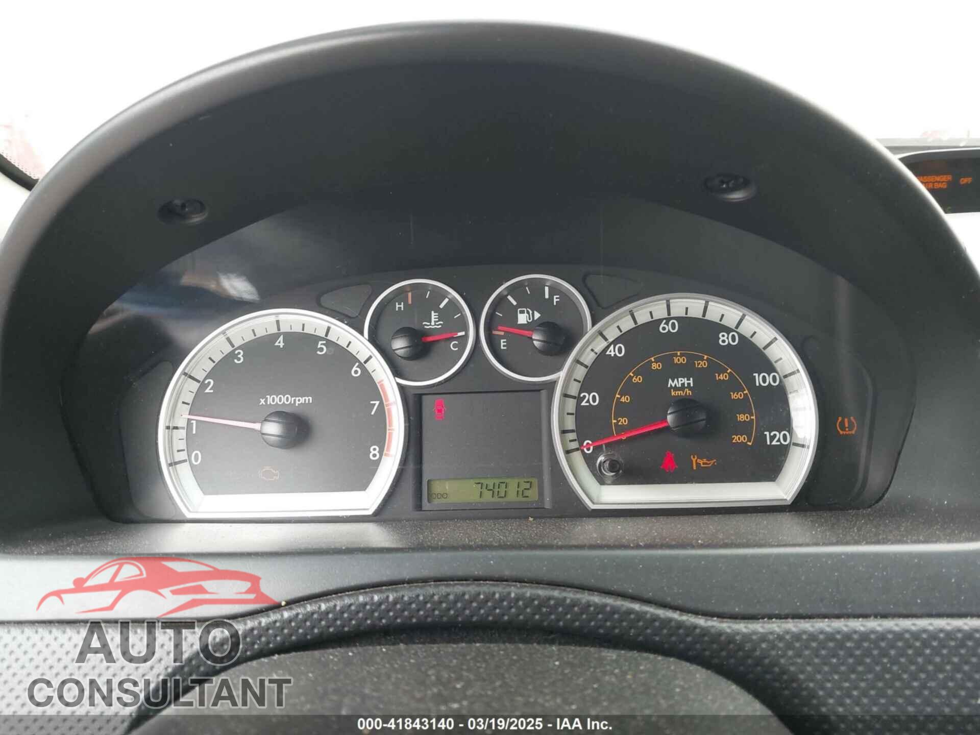 CHEVROLET AVEO 2011 - KL1TD5DE8BB131406