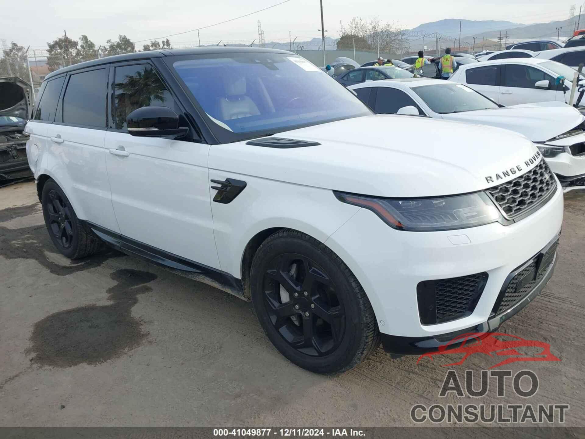 LAND ROVER RANGE ROVER SPORT 2019 - SALWR2RU2KA863227