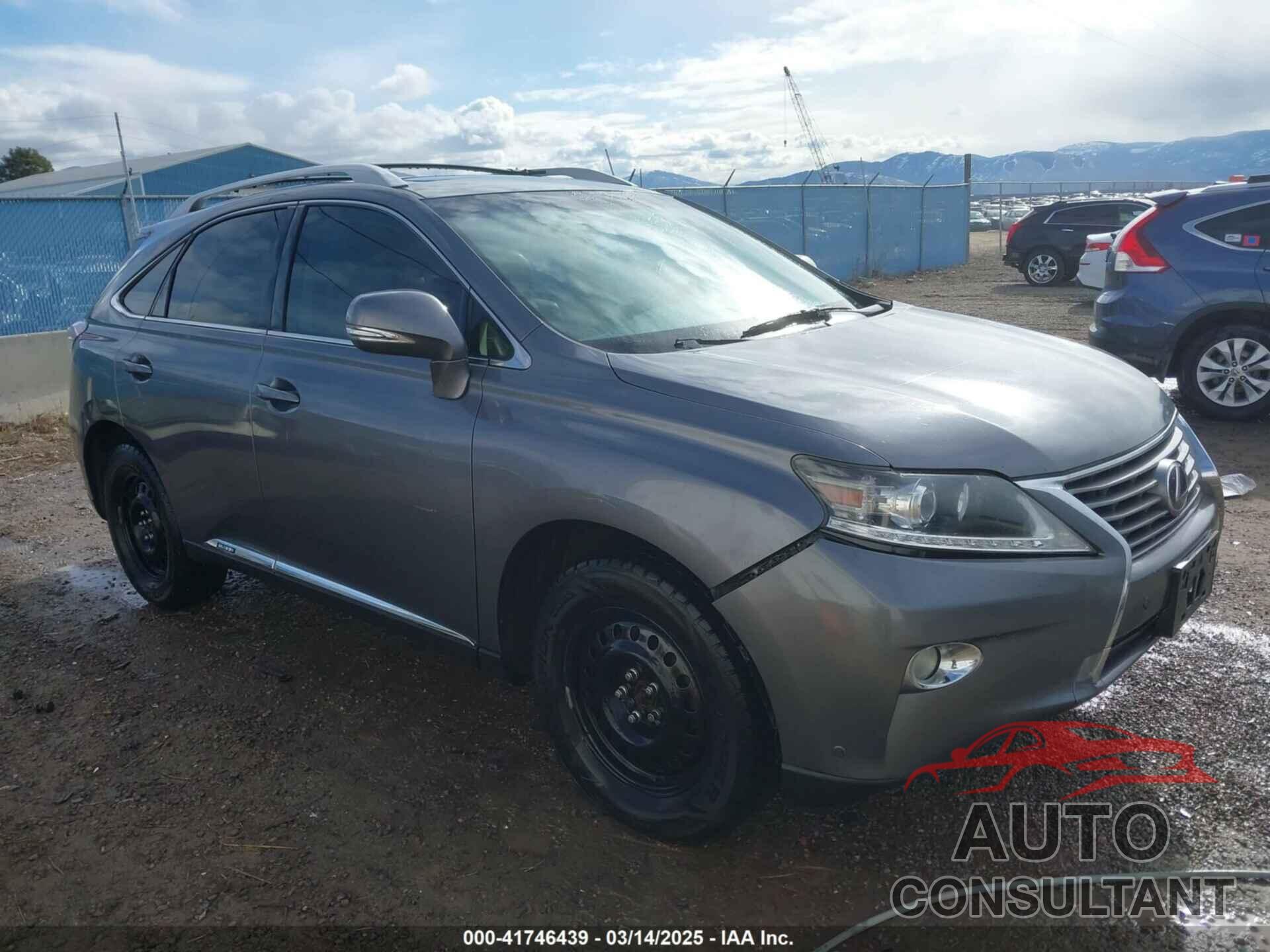 LEXUS RX 450H 2013 - JTJBC1BAXD2051251