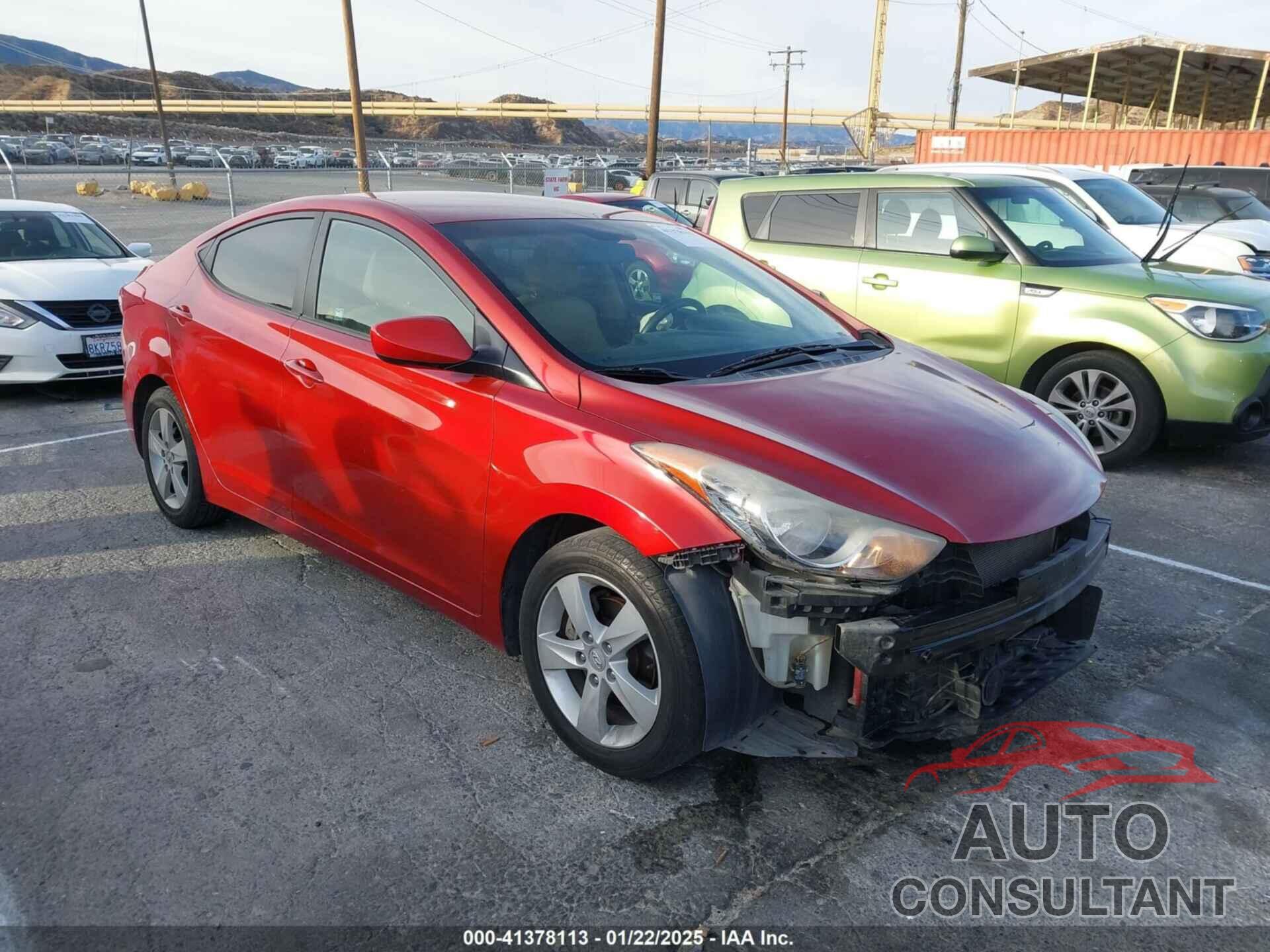 HYUNDAI ELANTRA 2011 - KMHDH4AEXBU155982