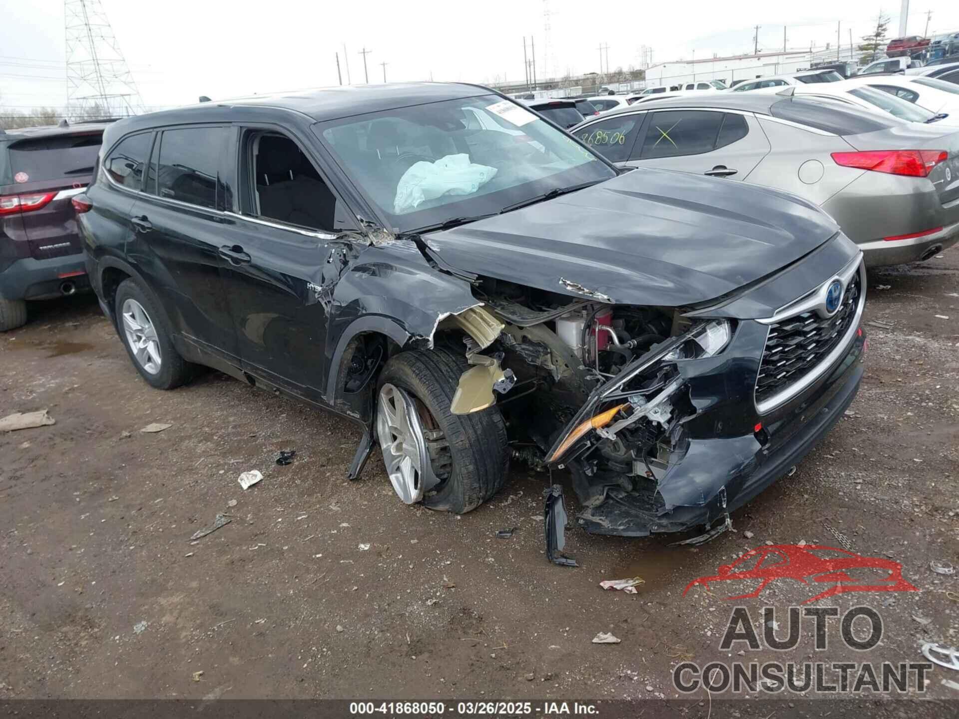 TOYOTA HIGHLANDER 2021 - 5TDBBRCH6MS519338
