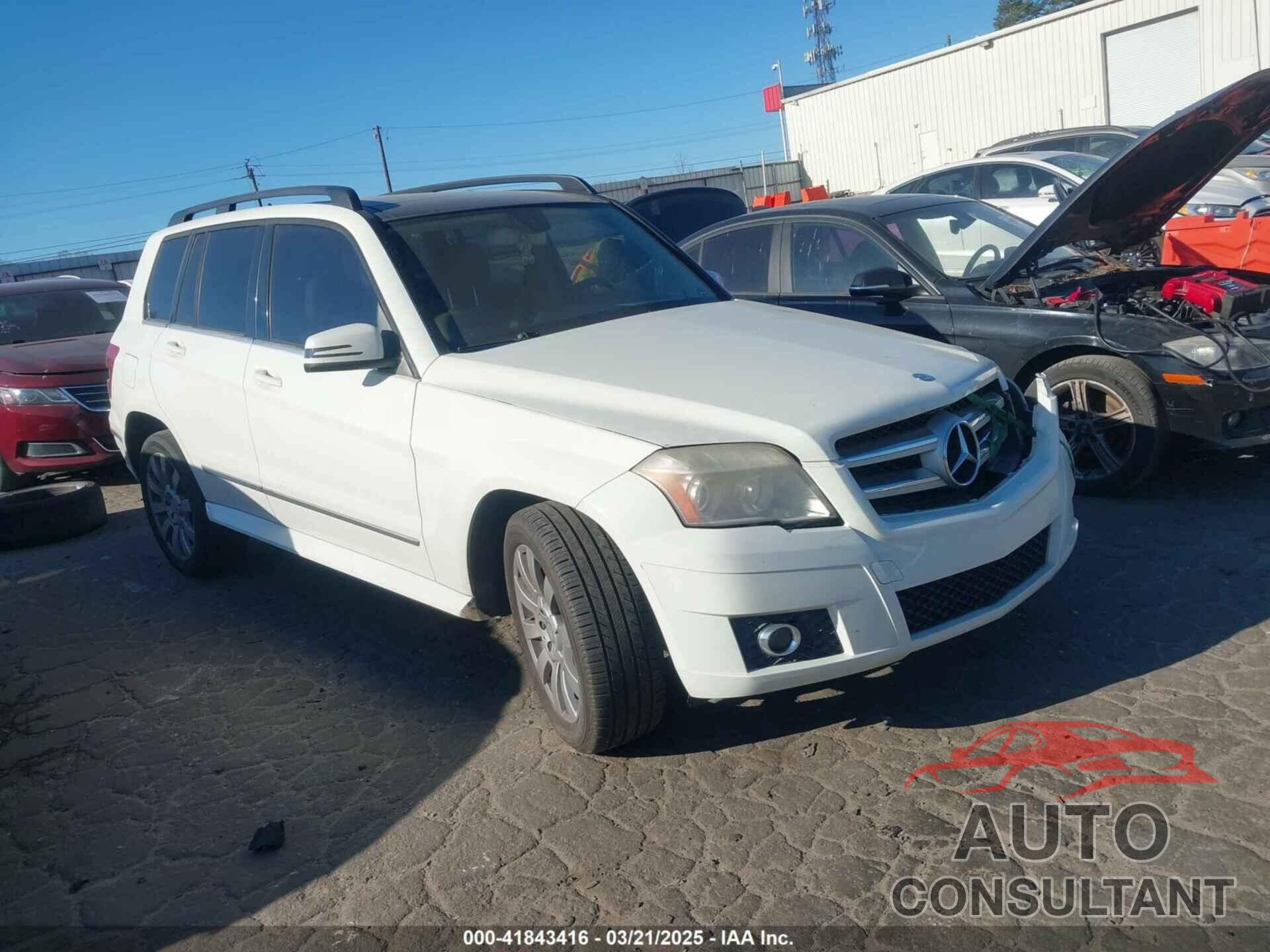 MERCEDES-BENZ GLK 350 2010 - WDCGG8HBXAF372372