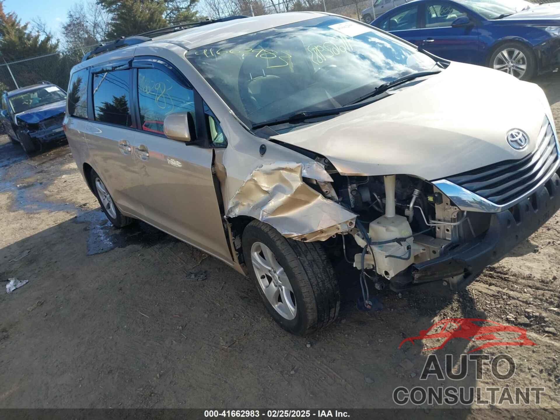 TOYOTA SIENNA 2014 - 5TDKK3DCXES430311