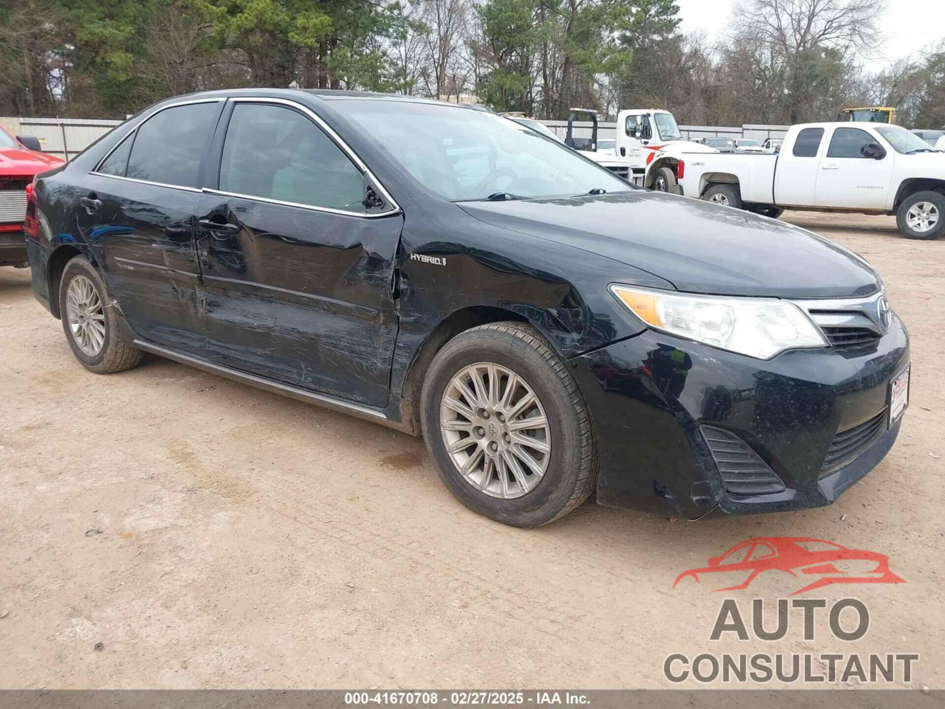 TOYOTA CAMRY HYBRID 2012 - 4T1BD1FK7CU011341