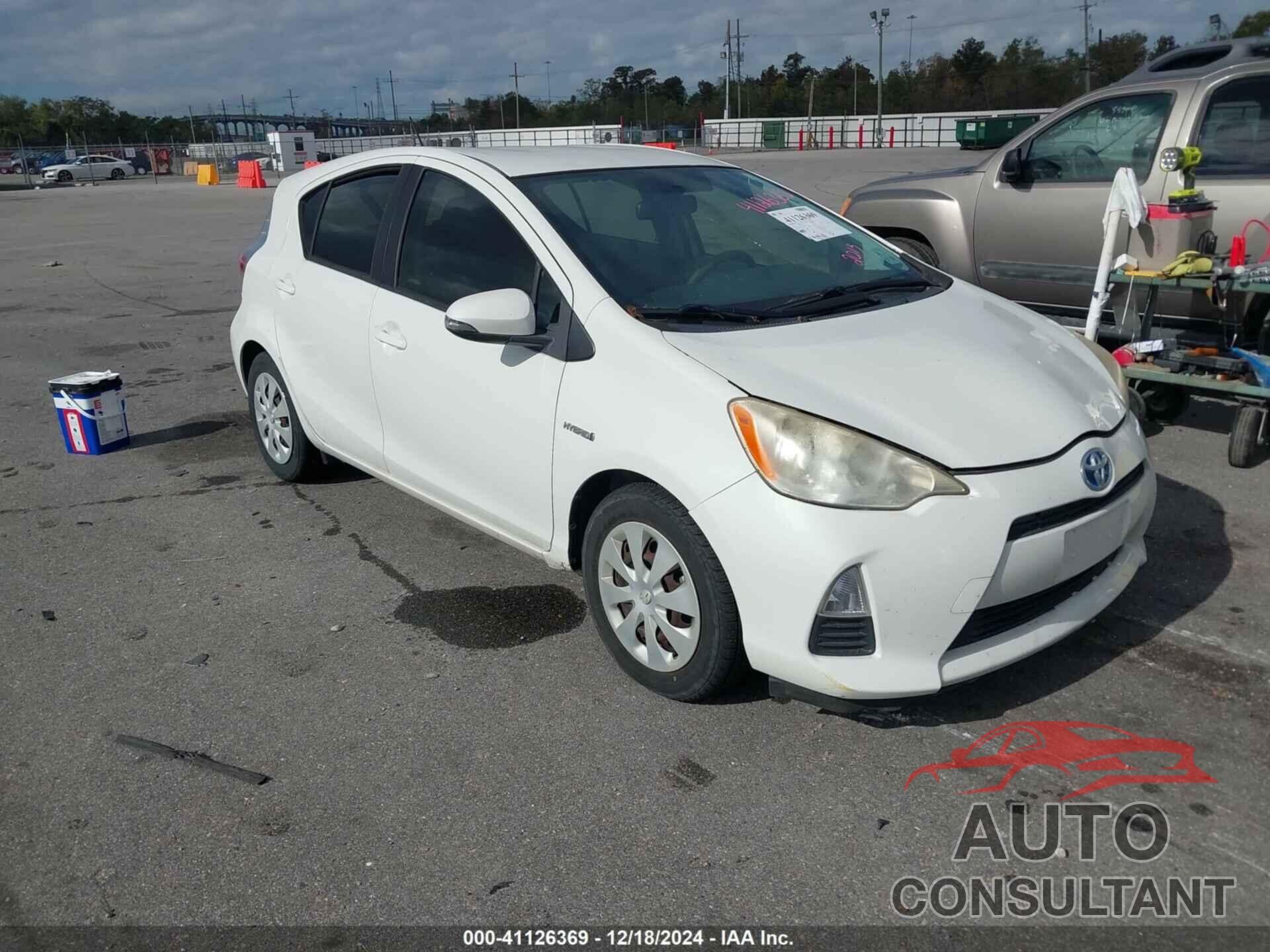 TOYOTA PRIUS C 2013 - JTDKDTB37D1555209