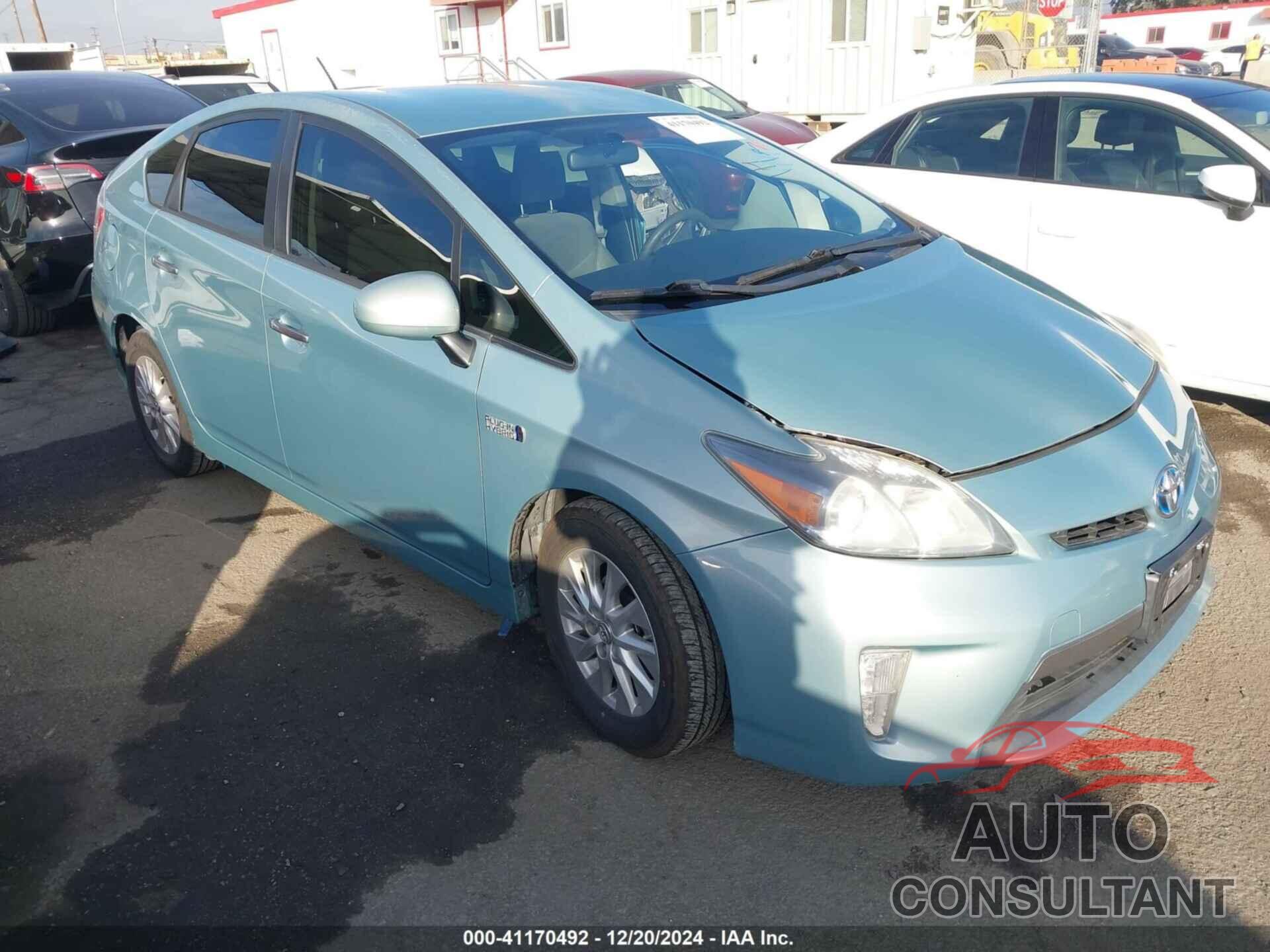 TOYOTA PRIUS PLUG-IN 2012 - JTDKN3DP2C3019378