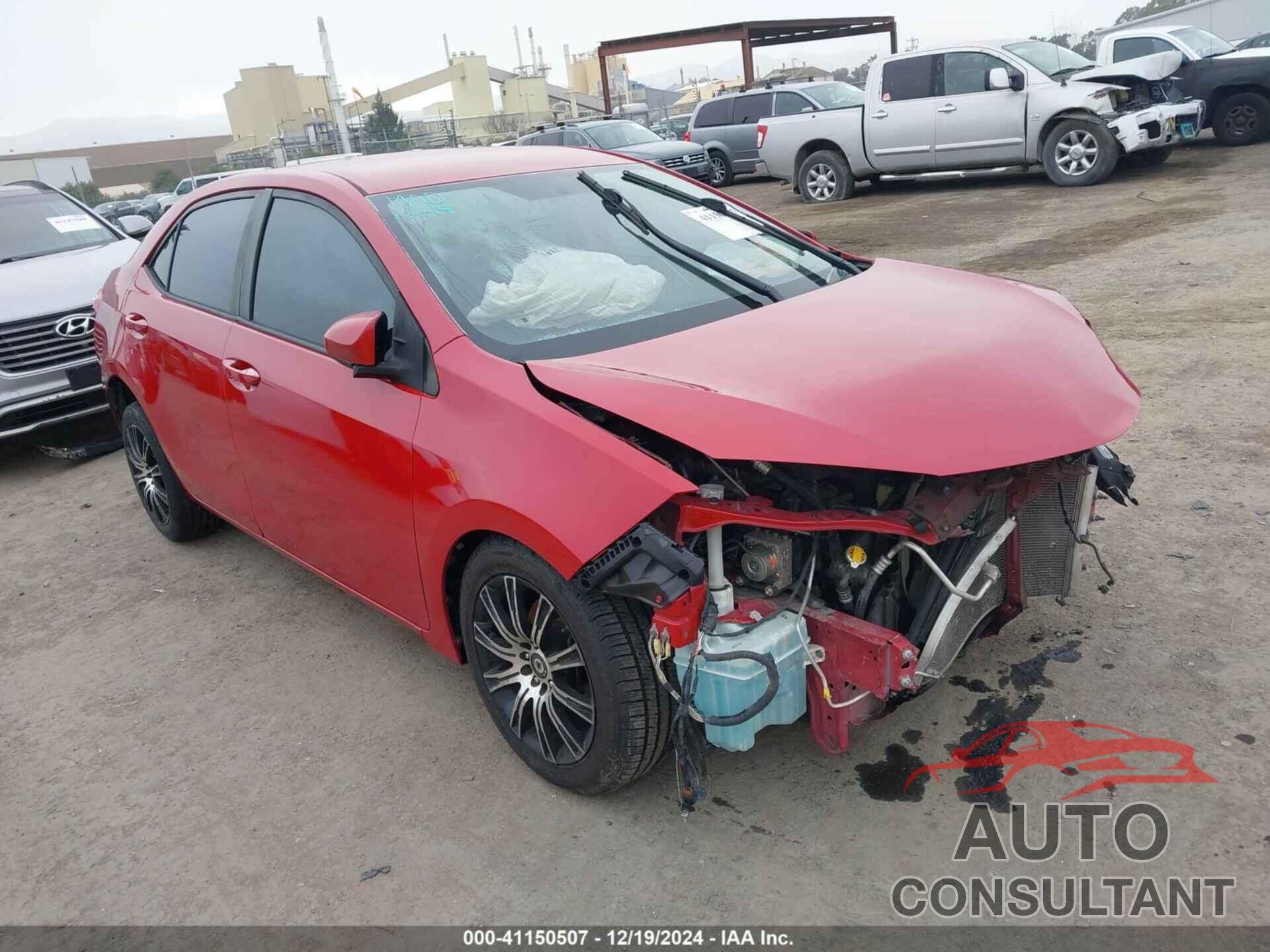 TOYOTA COROLLA 2016 - 2T1BURHEXGC585574