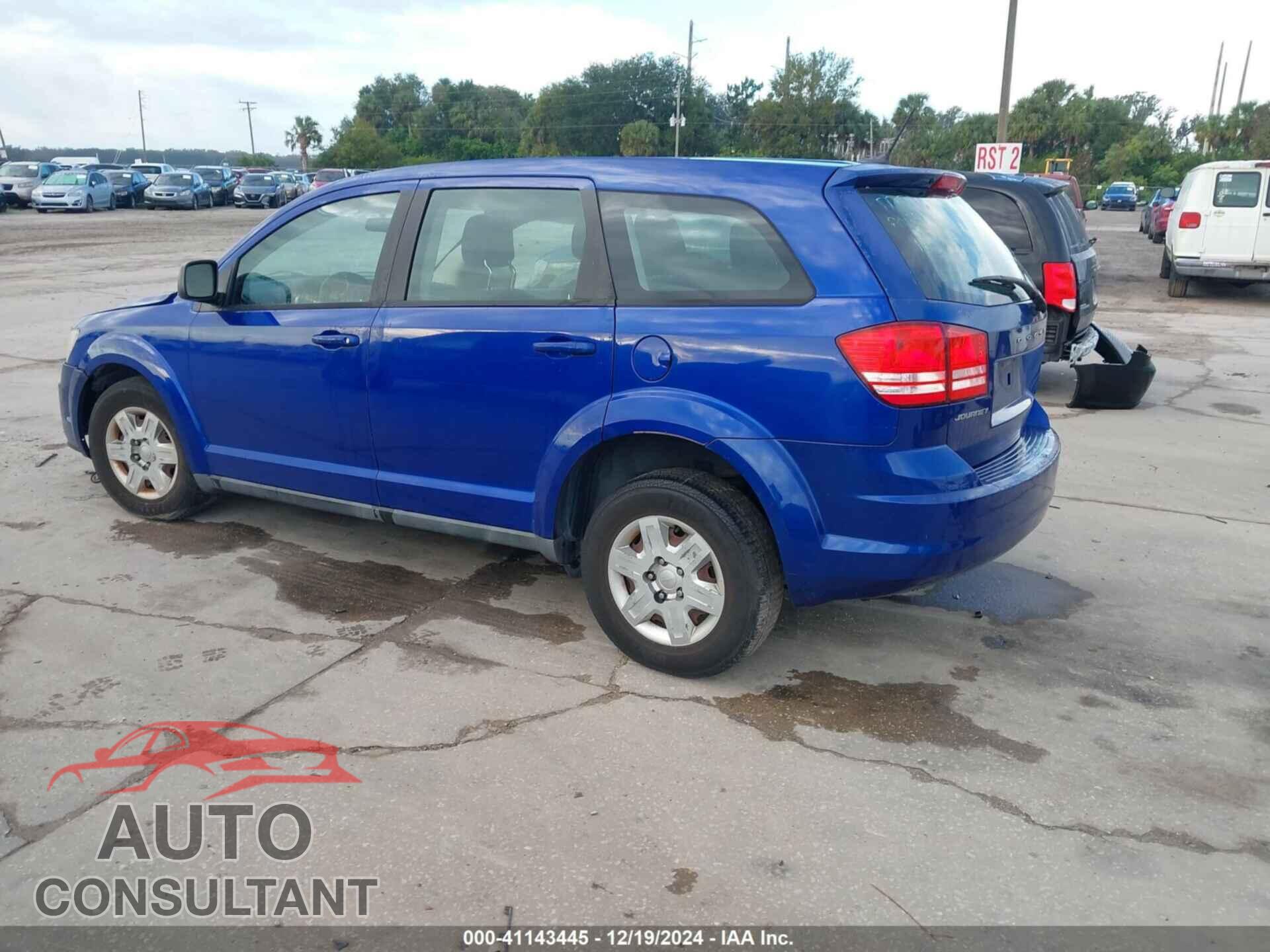 DODGE JOURNEY 2012 - 3C4PDCAB7CT216942