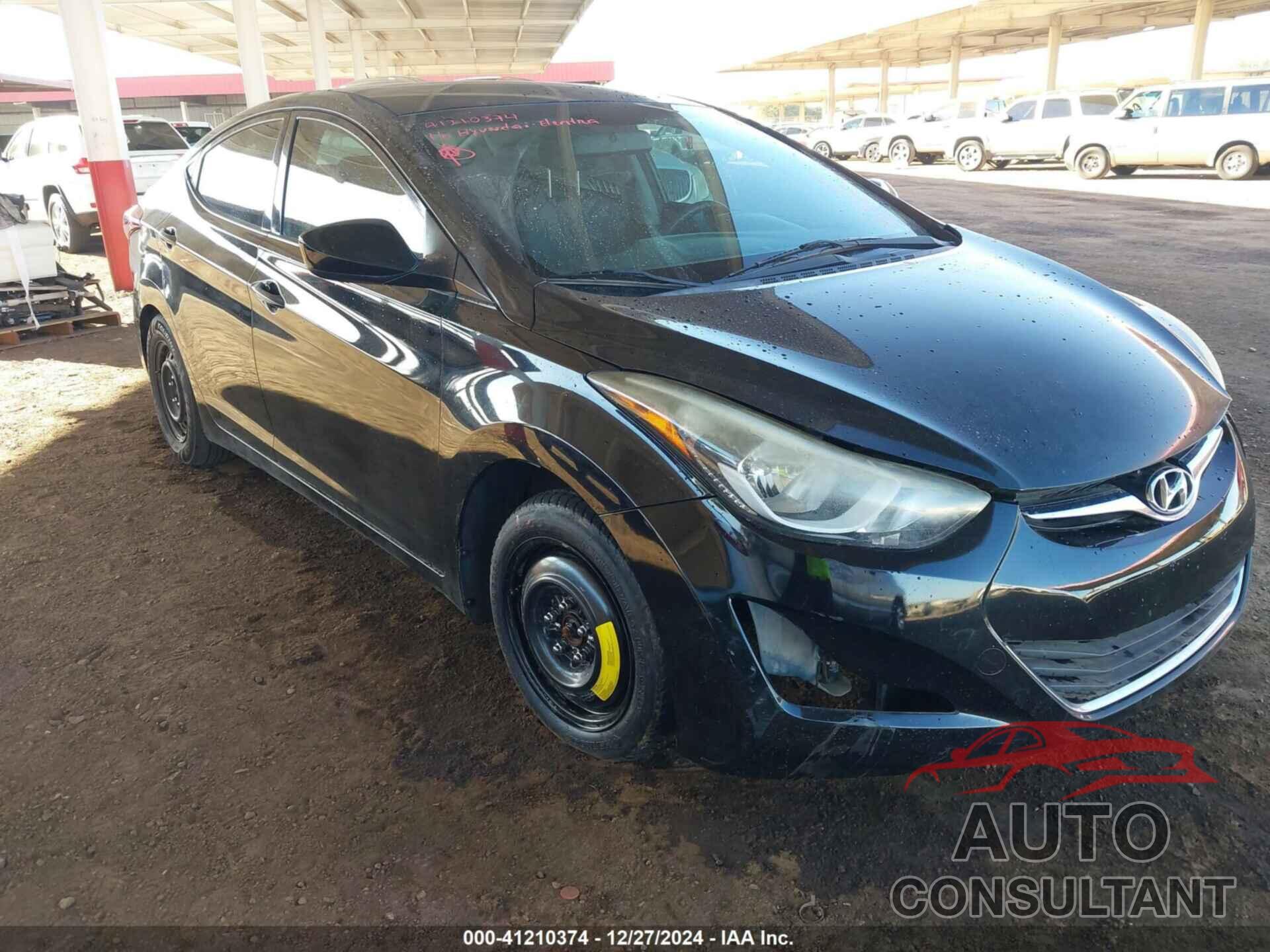 HYUNDAI ELANTRA 2016 - KMHDH4AE7GU541945