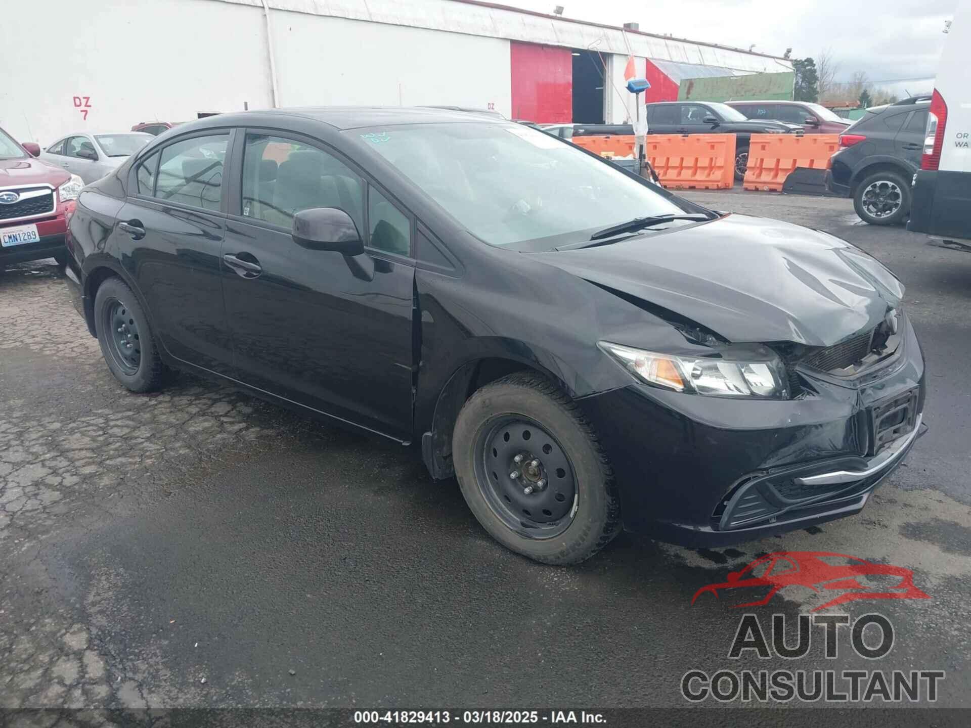 HONDA CIVIC 2013 - 19XFB2F55DE282443
