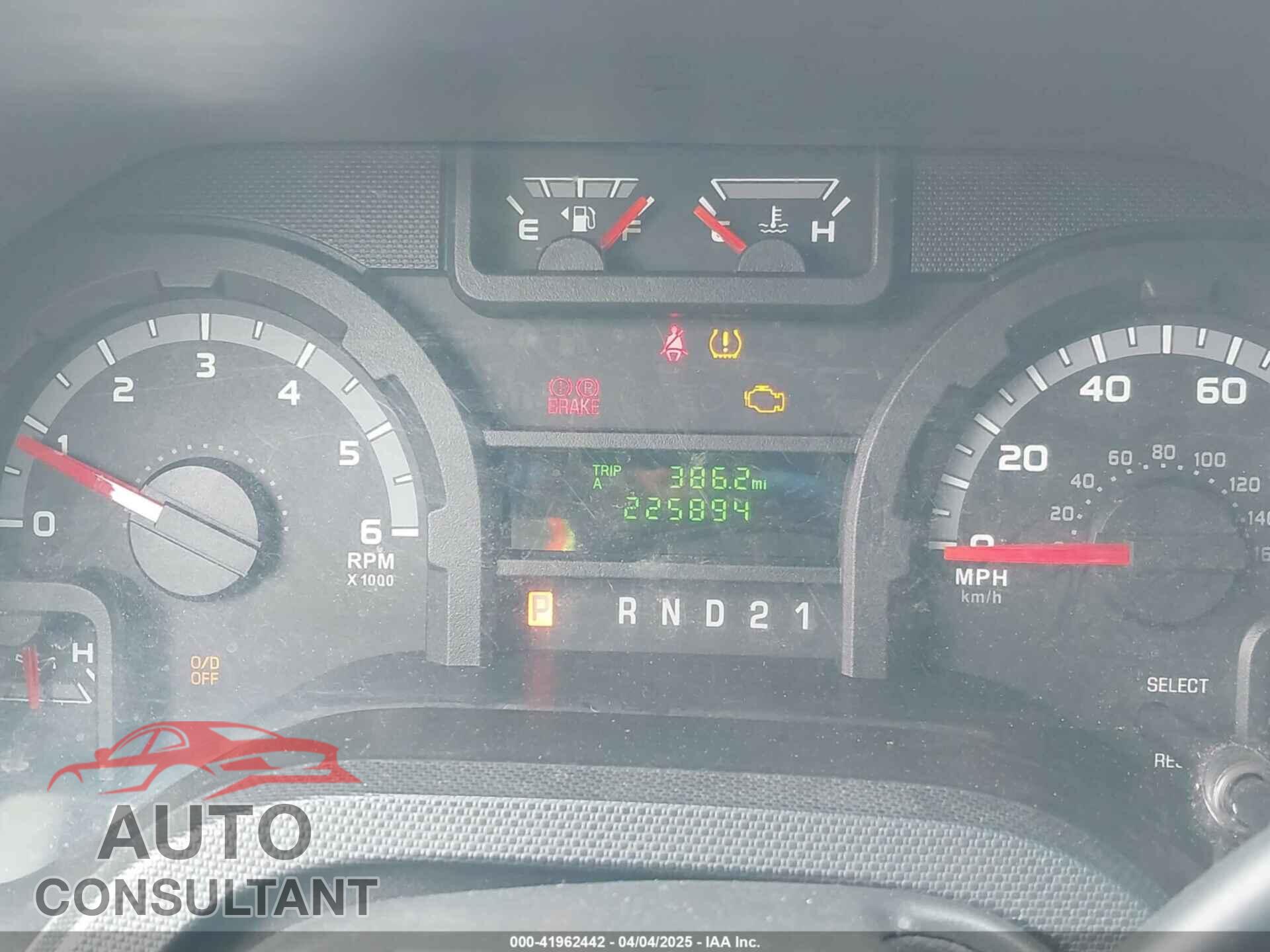 FORD E-150 2010 - 1FTNE1EW3ADA90748