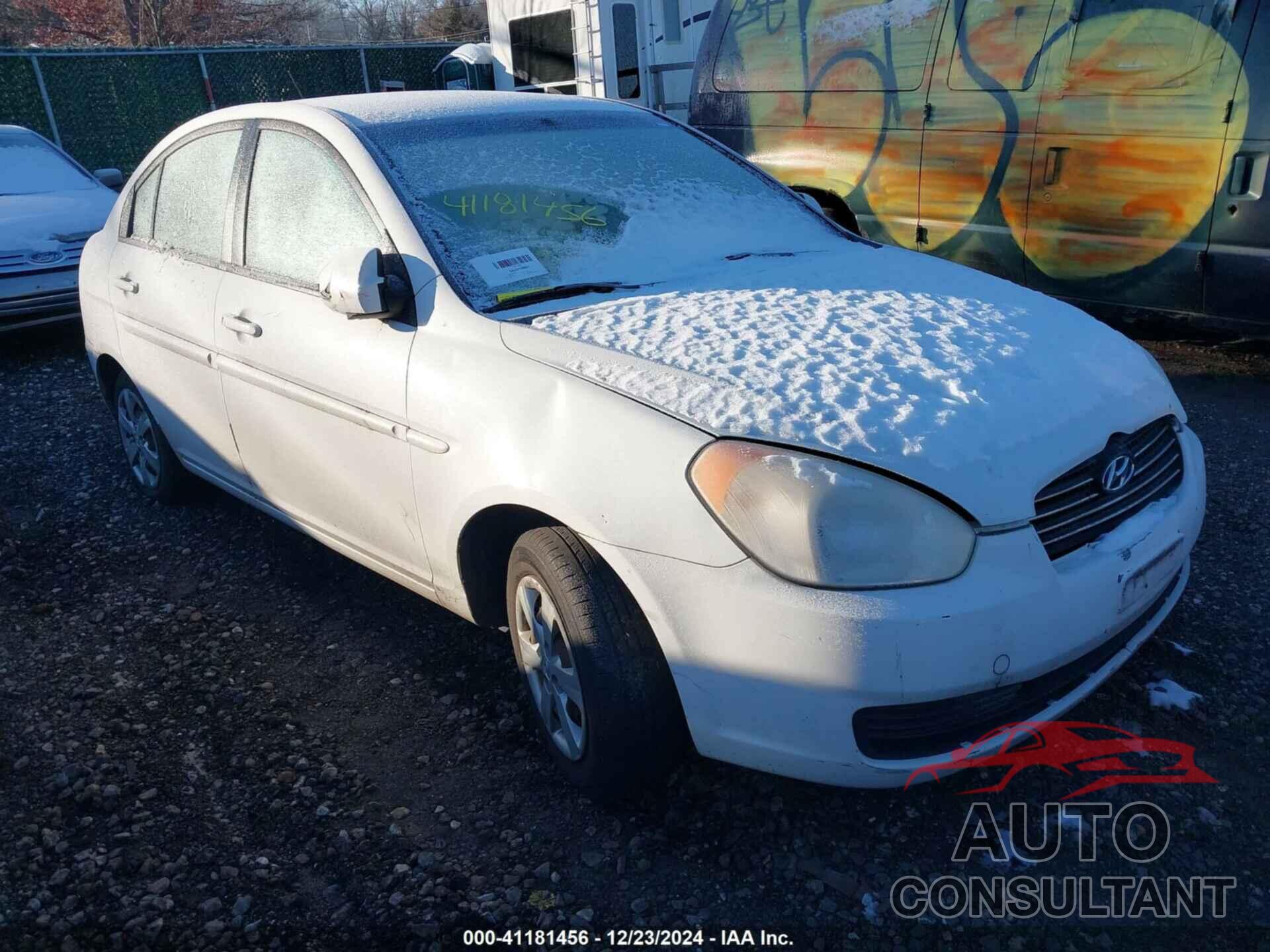 HYUNDAI ACCENT 2009 - KMHCN46C59U329768