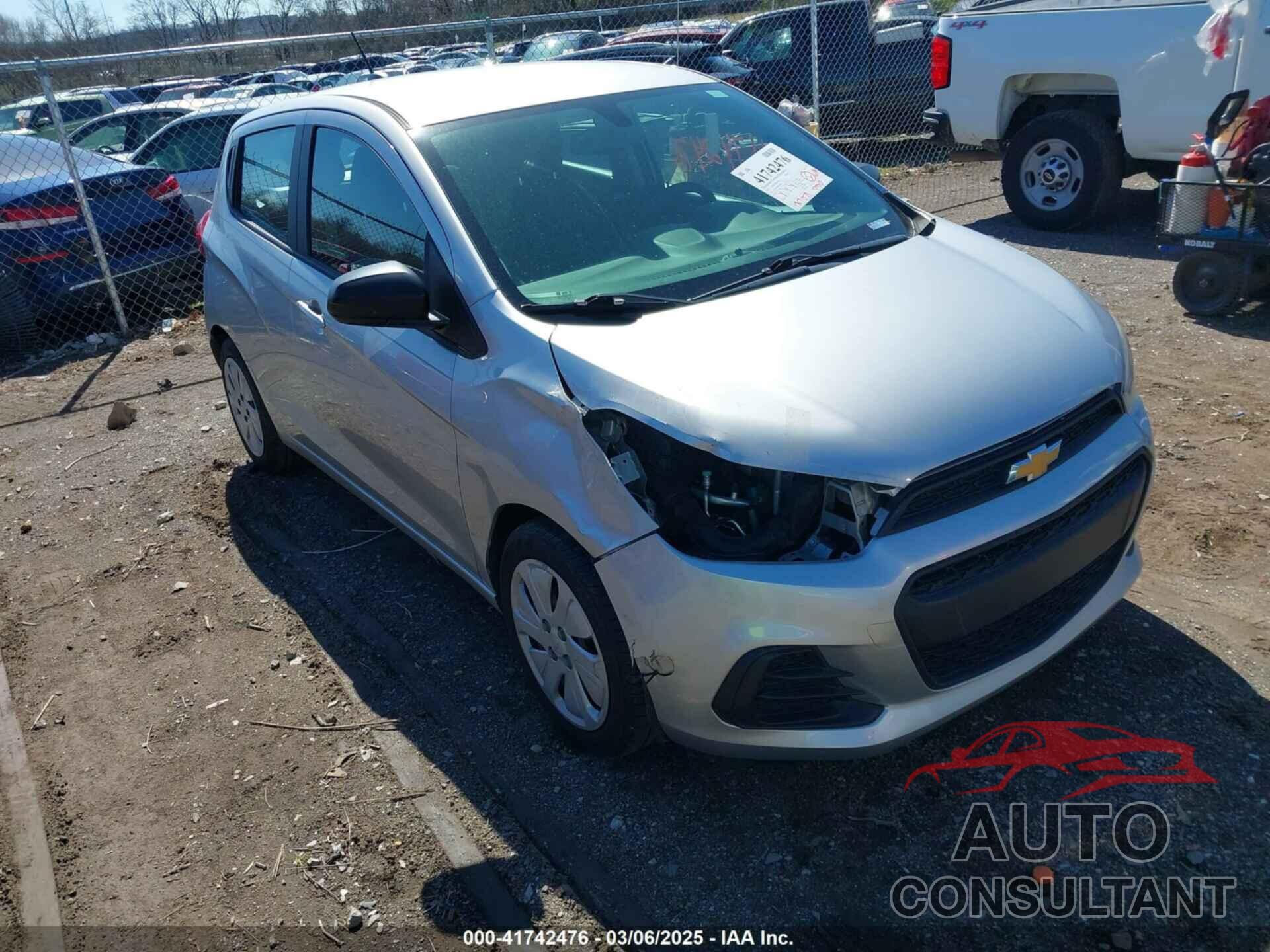 CHEVROLET SPARK 2017 - KL8CB6SA8HC839977