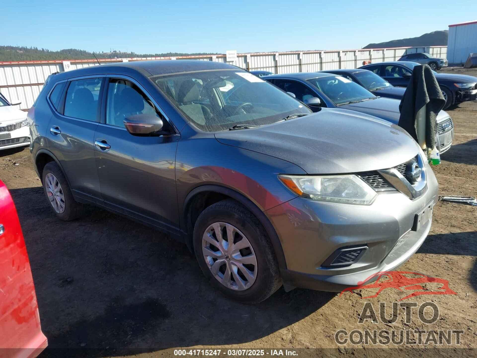 NISSAN ROGUE 2015 - KNMAT2MV0FP539862