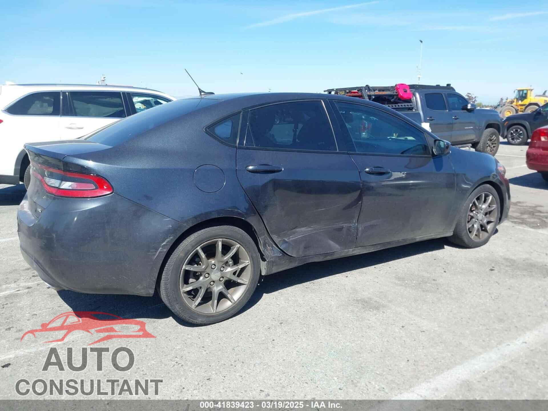 DODGE DART 2013 - 1C3CDFBA3DD309376