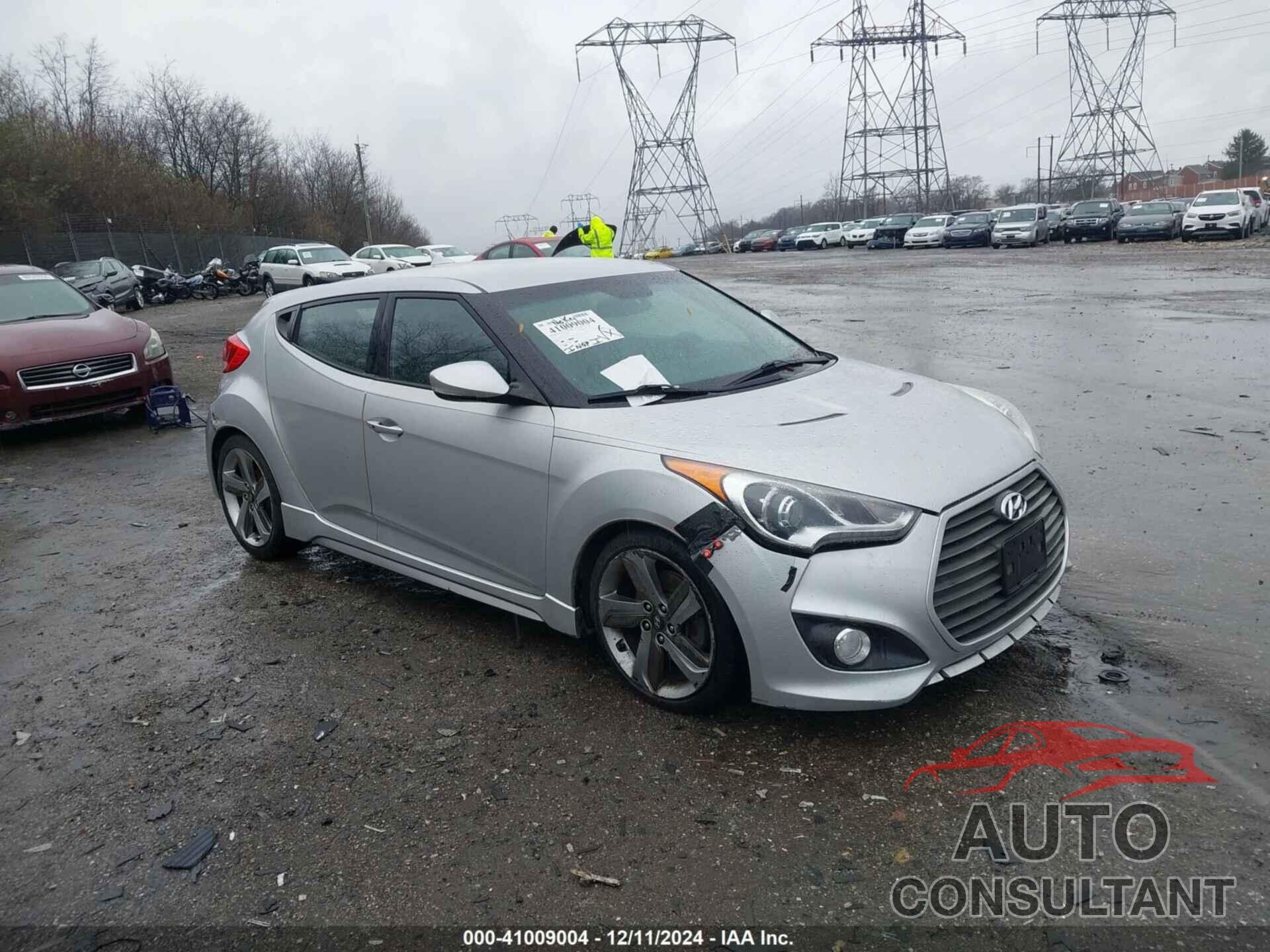 HYUNDAI VELOSTER 2013 - KMHTC6AE4DU143223