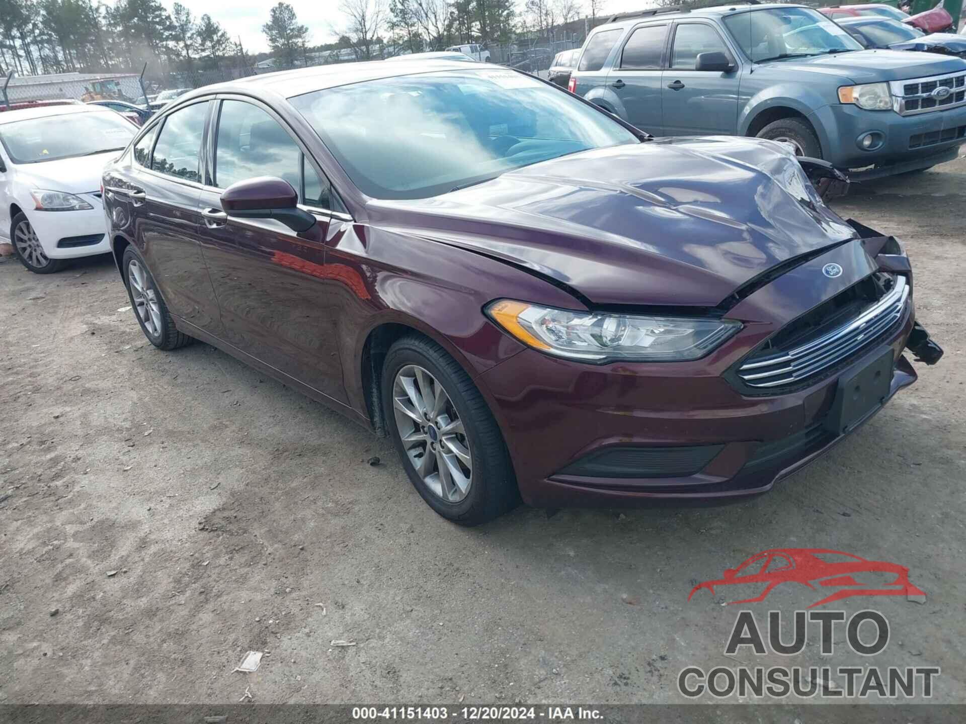 FORD FUSION 2017 - 3FA6P0HD7HR362390