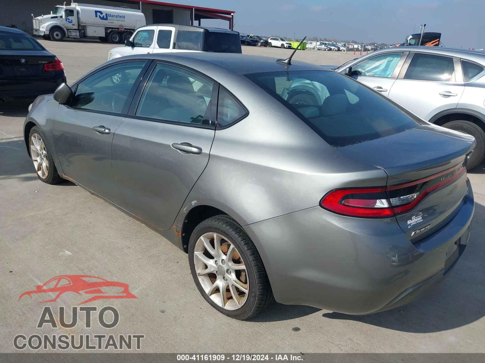 DODGE DART 2013 - 1C3CDFBA7DD707724