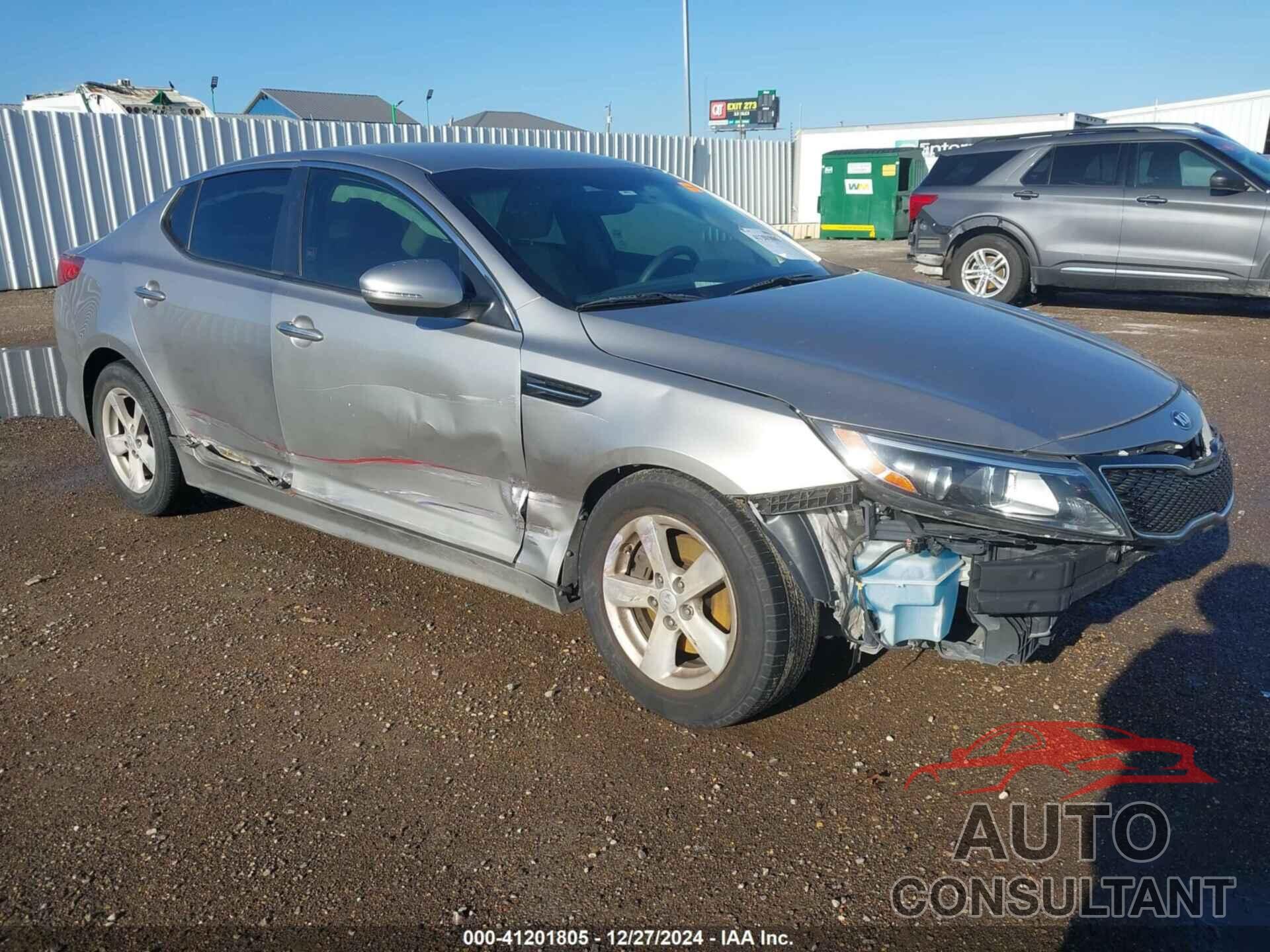 KIA OPTIMA 2014 - KNAGM4A70E5477878