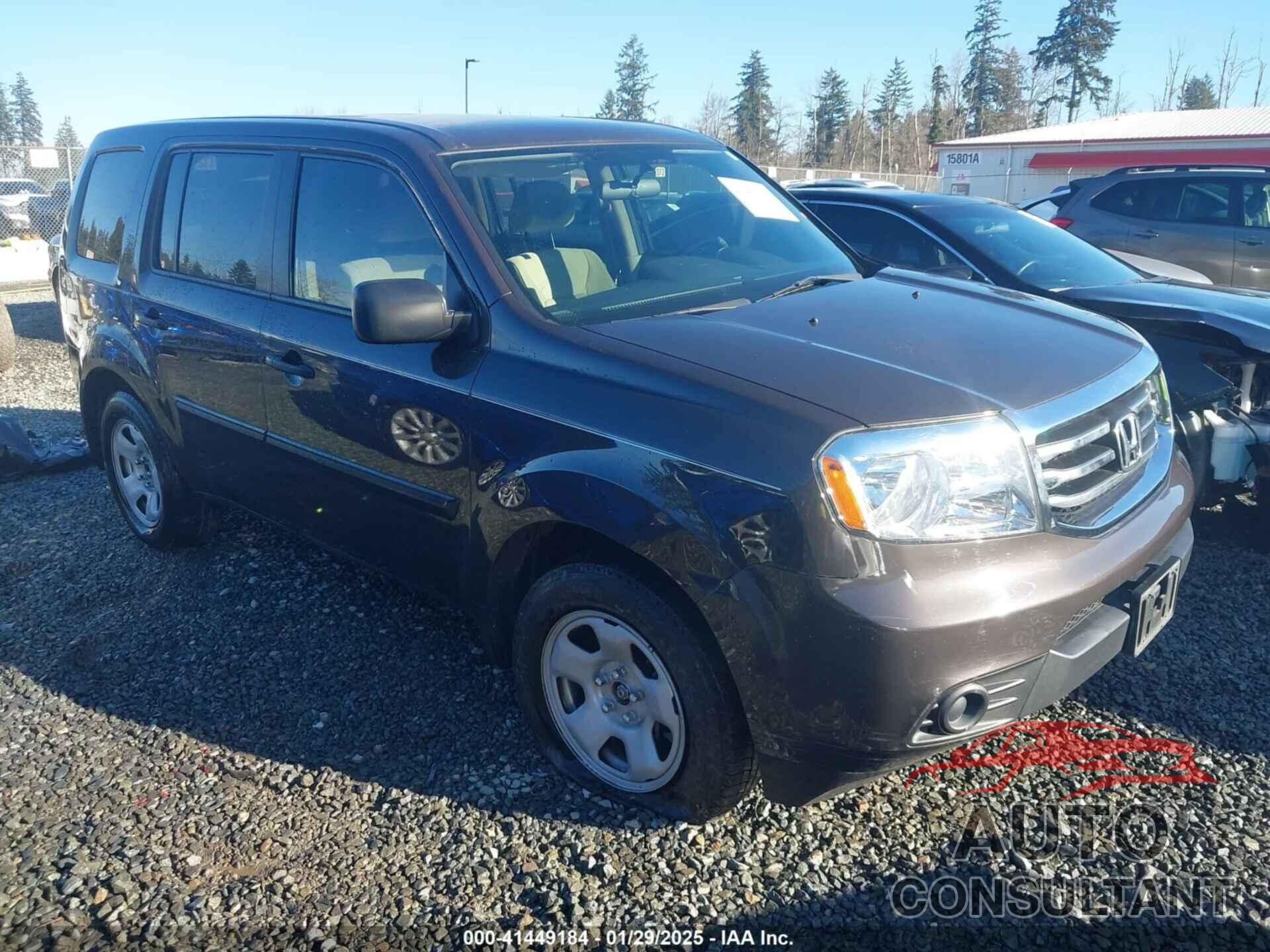 HONDA PILOT 2014 - 5FNYF3H2XEB022833