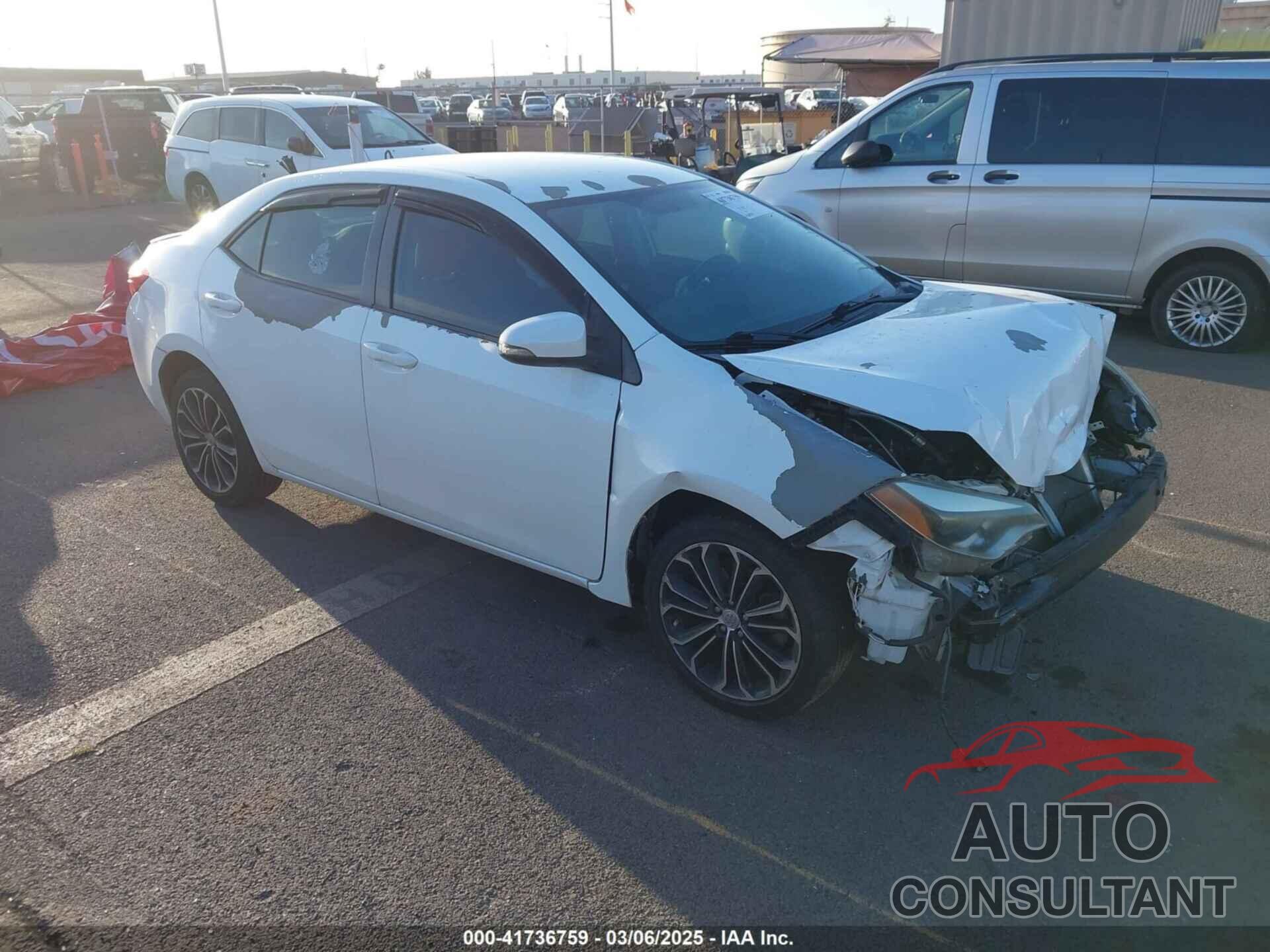 TOYOTA COROLLA 2014 - 5YFBURHE0EP163763