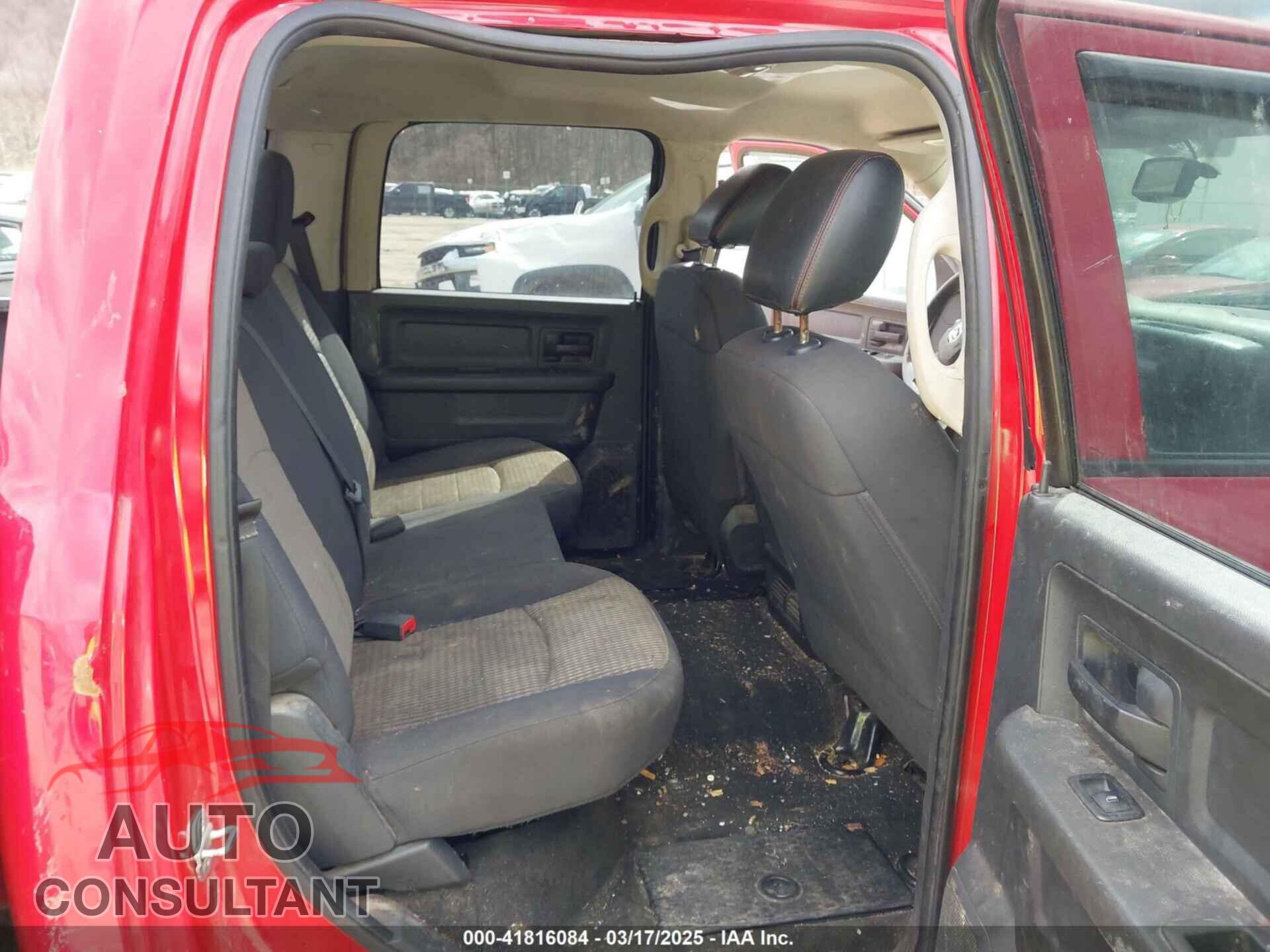 DODGE RAM 1500 2012 - 1C6RD7KT3CS227372