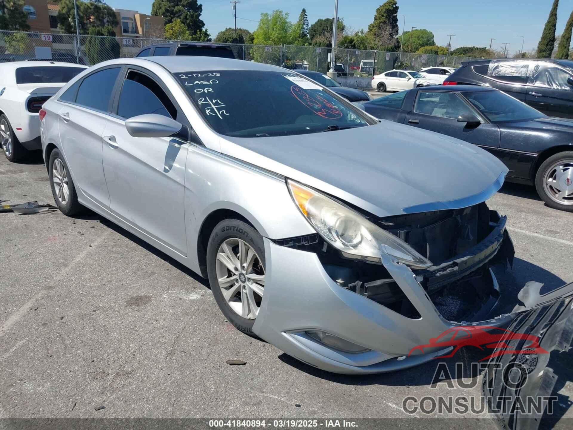 HYUNDAI SONATA 2013 - 5NPEB4AC3DH786076