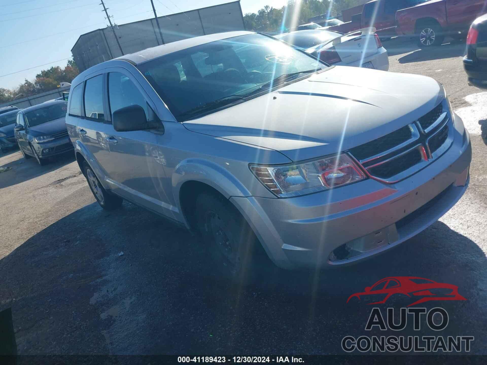 DODGE JOURNEY 2012 - 3C4PDCAB6CT300105