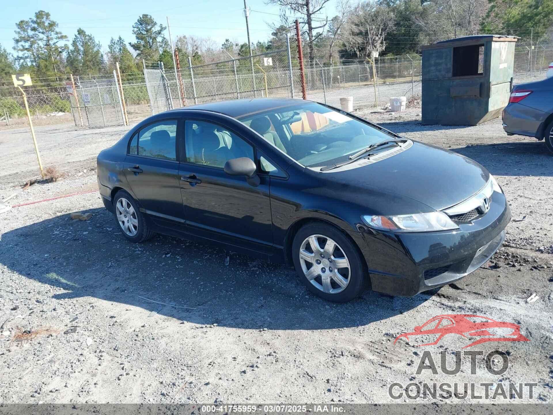 HONDA CIVIC 2009 - 1HGFA16549L016487