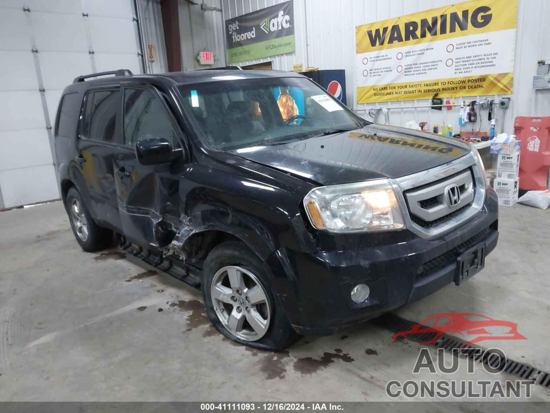 HONDA PILOT 2011 - 5FNYF4H58BB039982