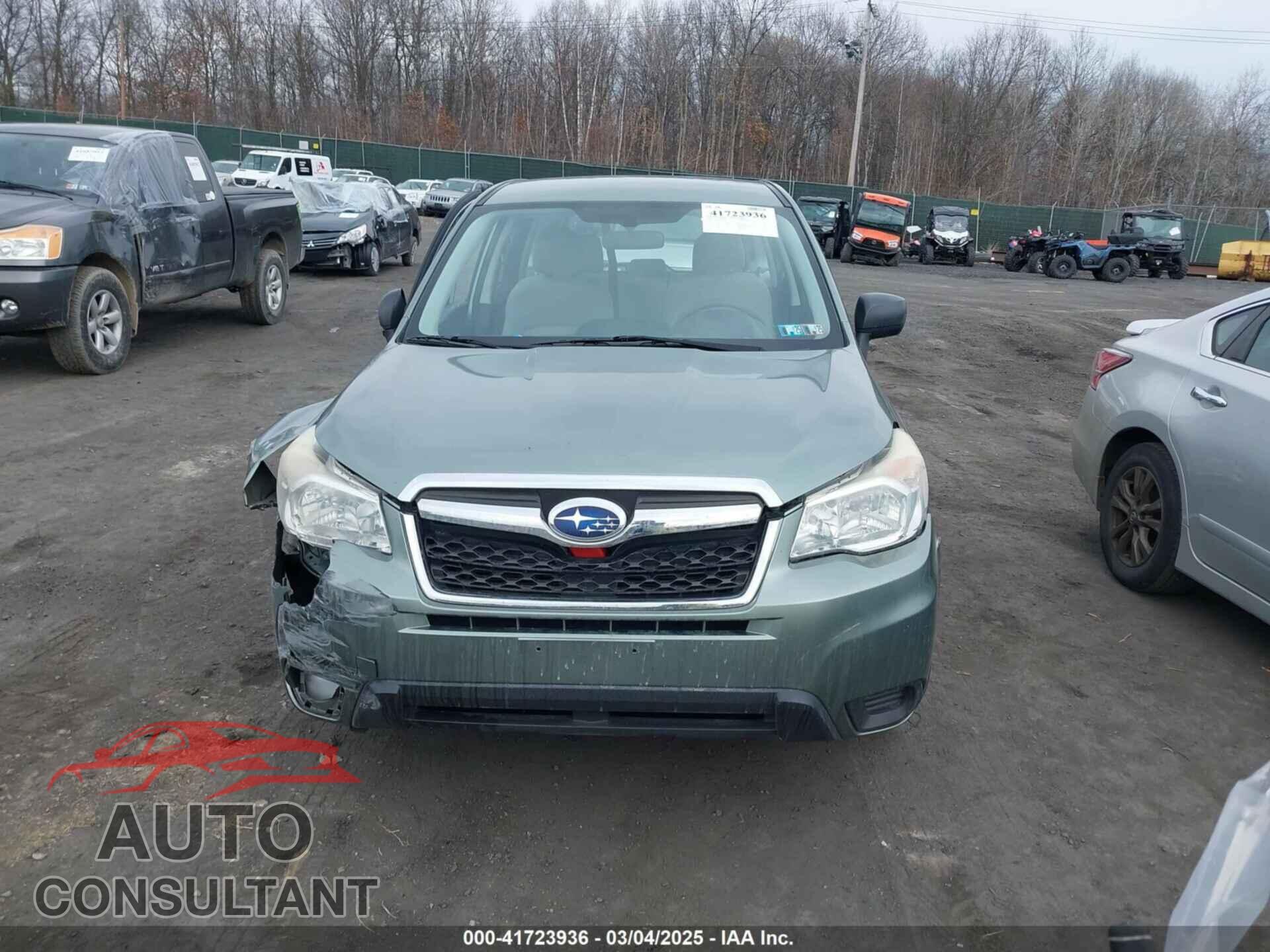 SUBARU FORESTER 2014 - JF2SJAAC9EH519210