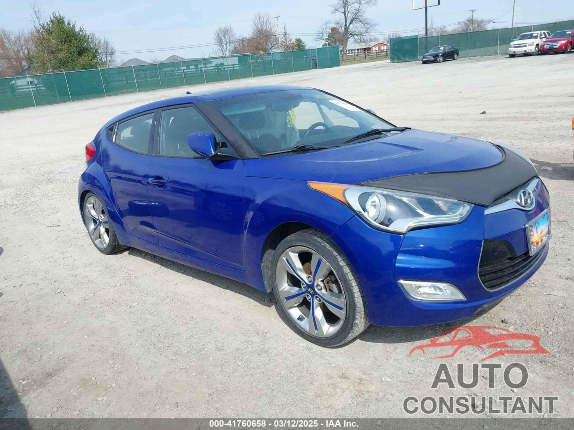 HYUNDAI VELOSTER 2013 - KMHTC6AD9DU164477