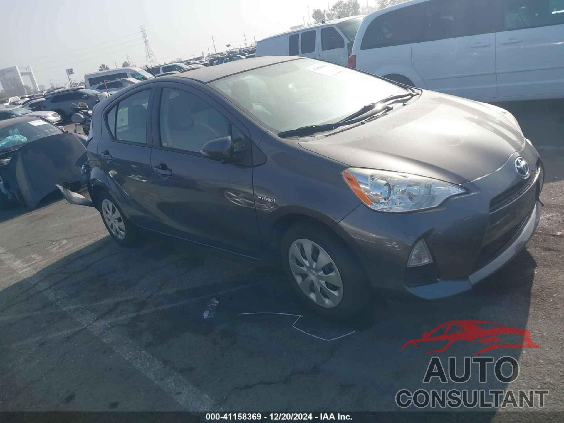 TOYOTA PRIUS C 2014 - JTDKDTB37E1070943